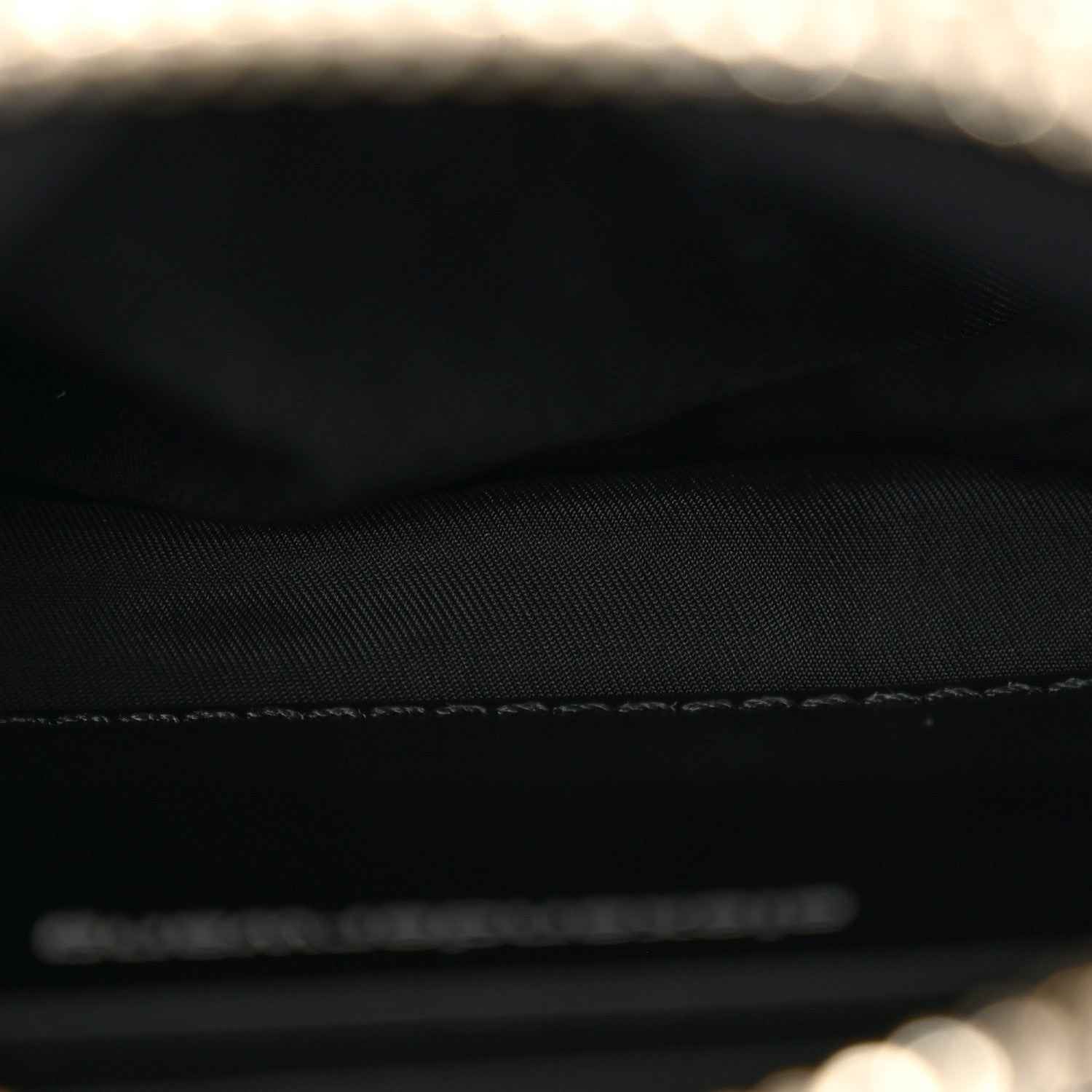Alexander Wang Mesh Crystal Rhinestone Mini Heiress Pouch Black Silver 5 of 11