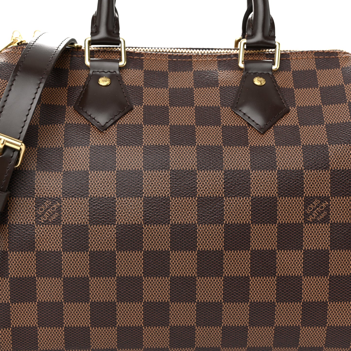 Damier Ebene Speedy Bandouliere 25