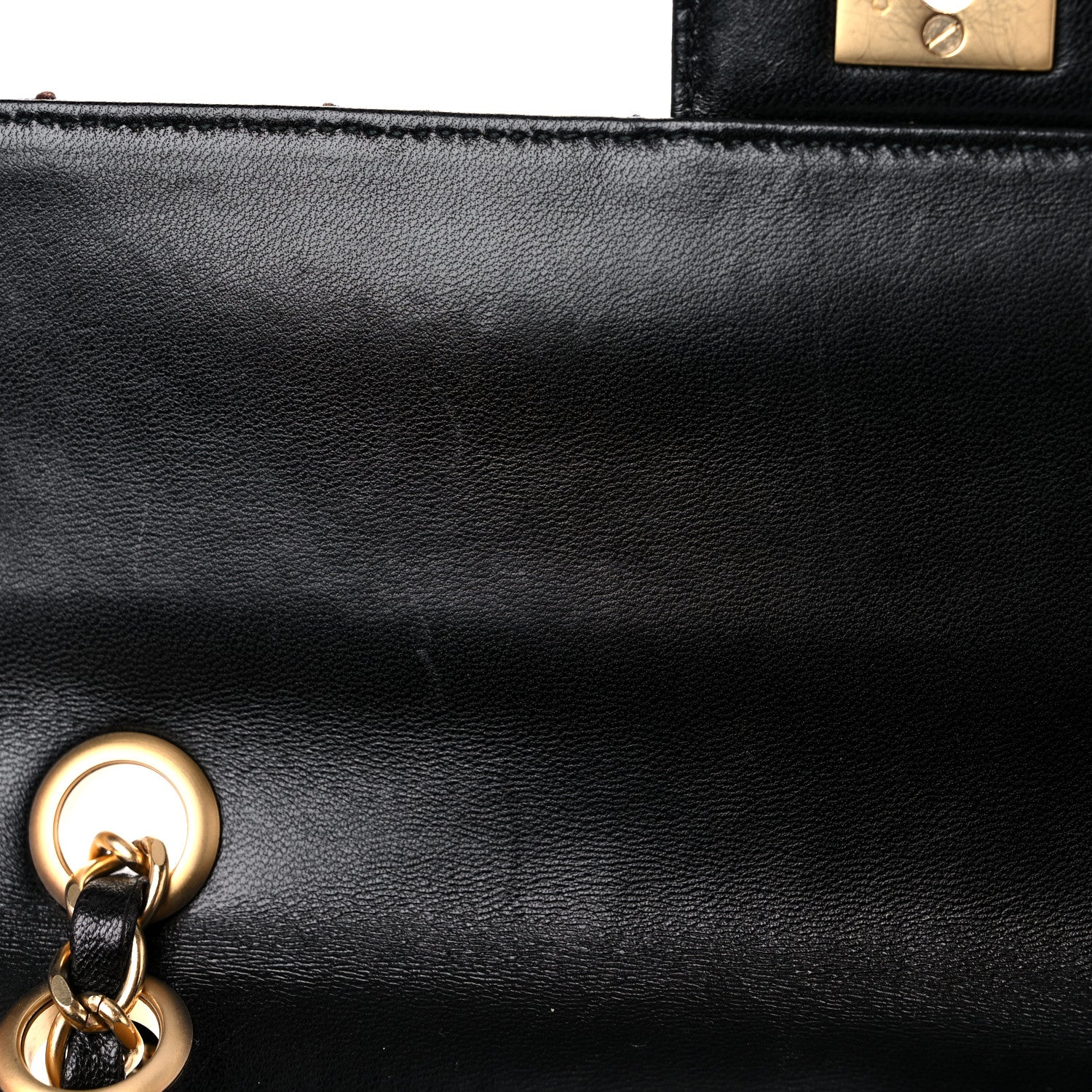 Chanel Lambskin Stitched Chocolate Bar Single Flap Brown 11 of 17