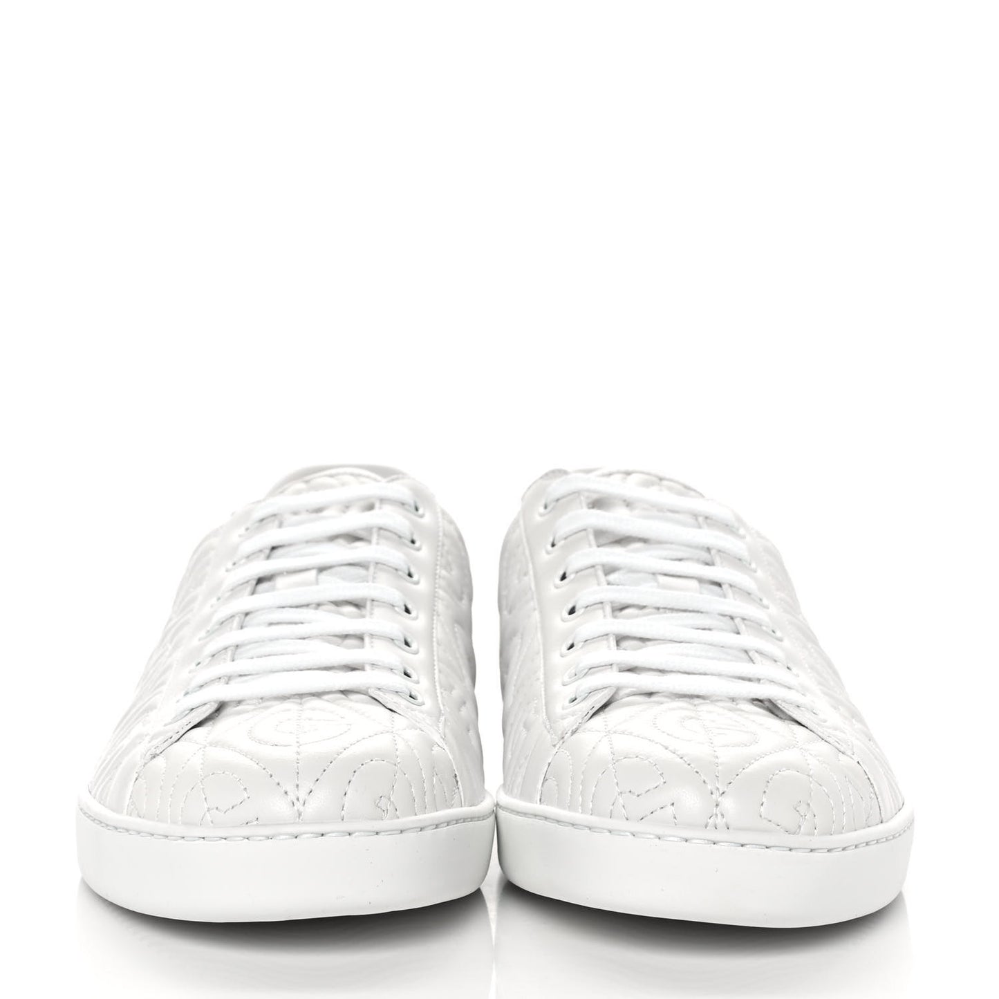Nappa G Rhombus Mens Ace Sneakers 11 Great White Green