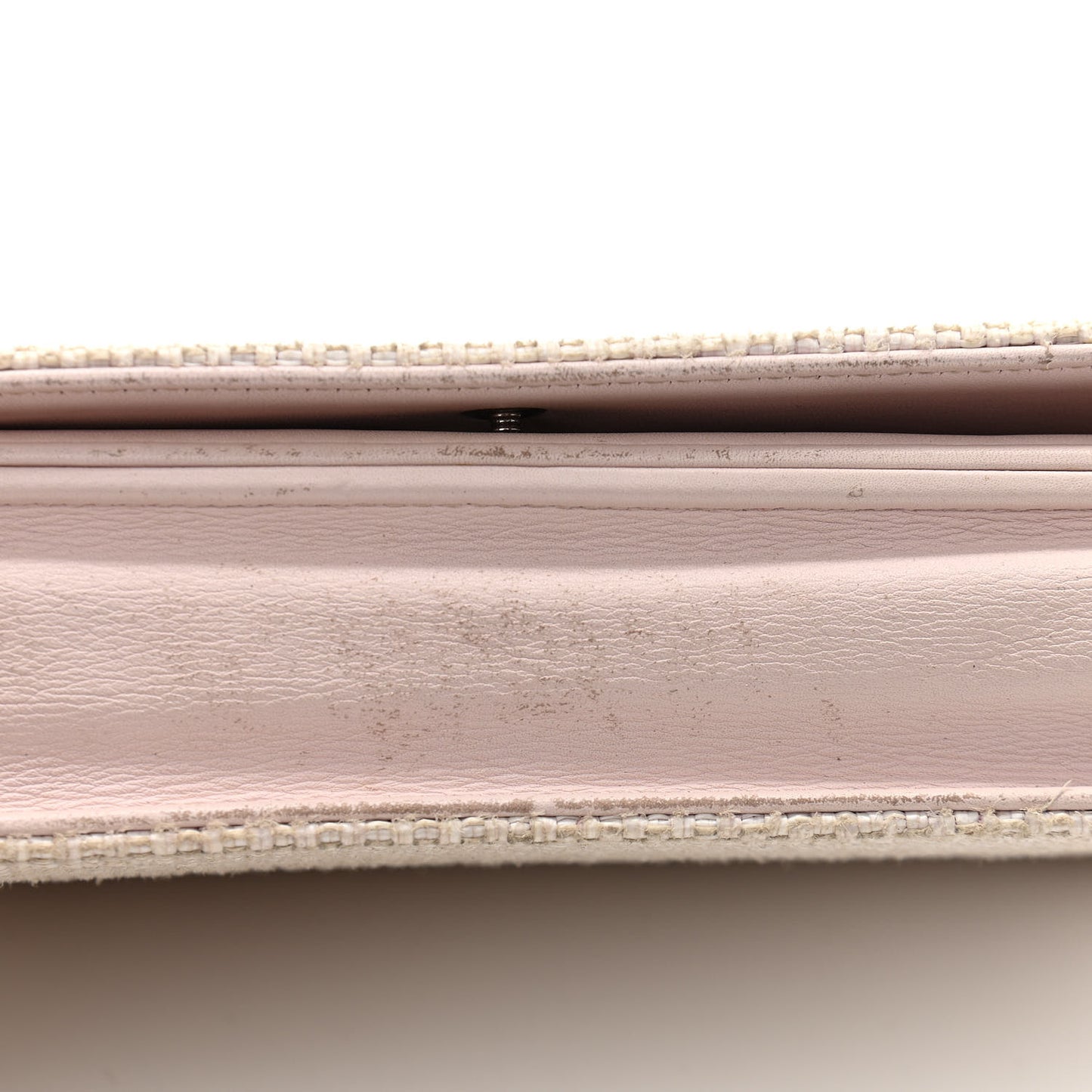 Canvas Deauville Wallet On Chain WOC Pink White