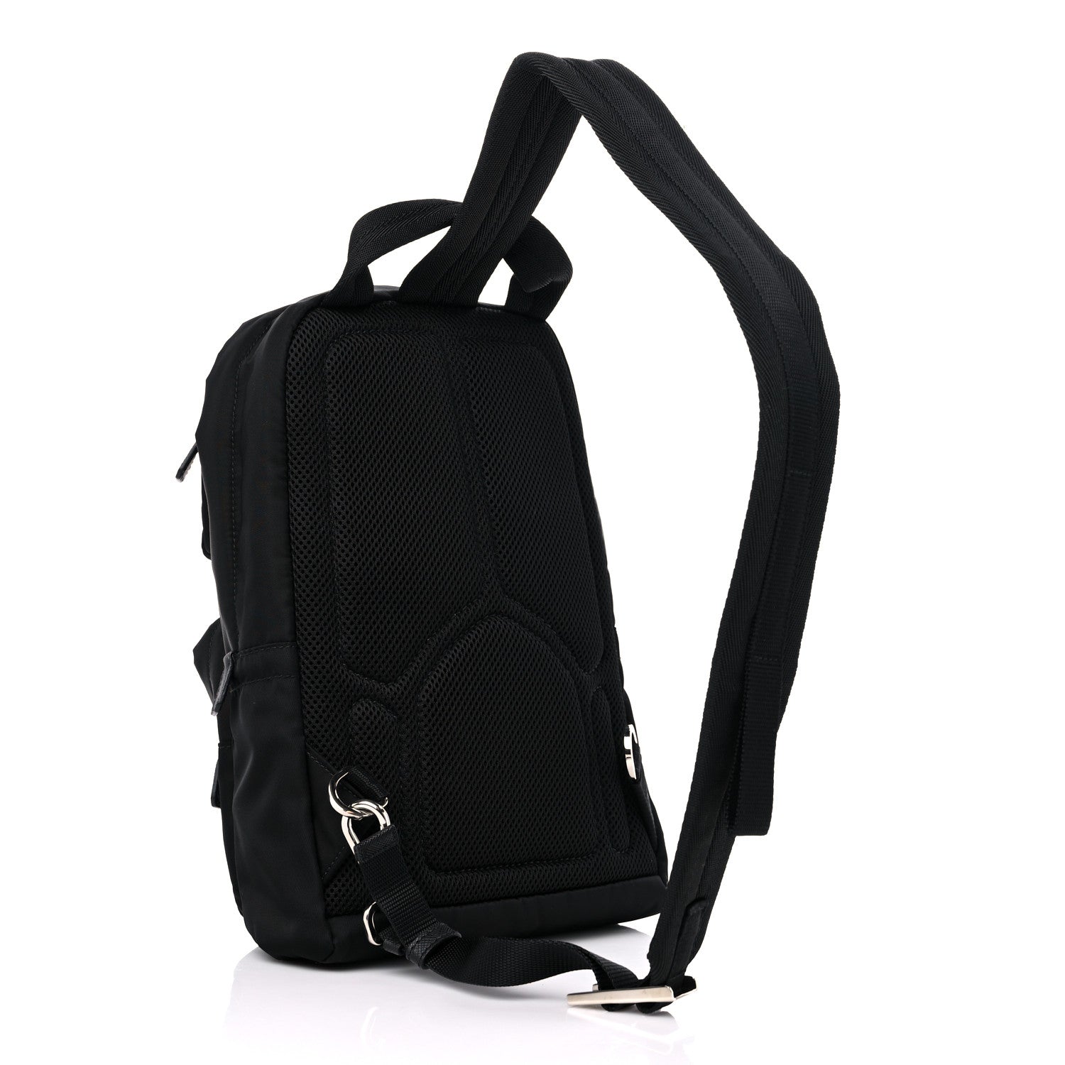 Prada Tessuto Nylon Montagna Sling Backpack Black 3 of 8