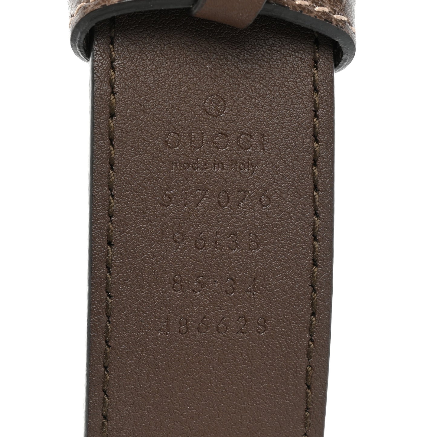 GG Supreme Monogram Web Small Ophidia Belt Bag 85 34 Dark Brown