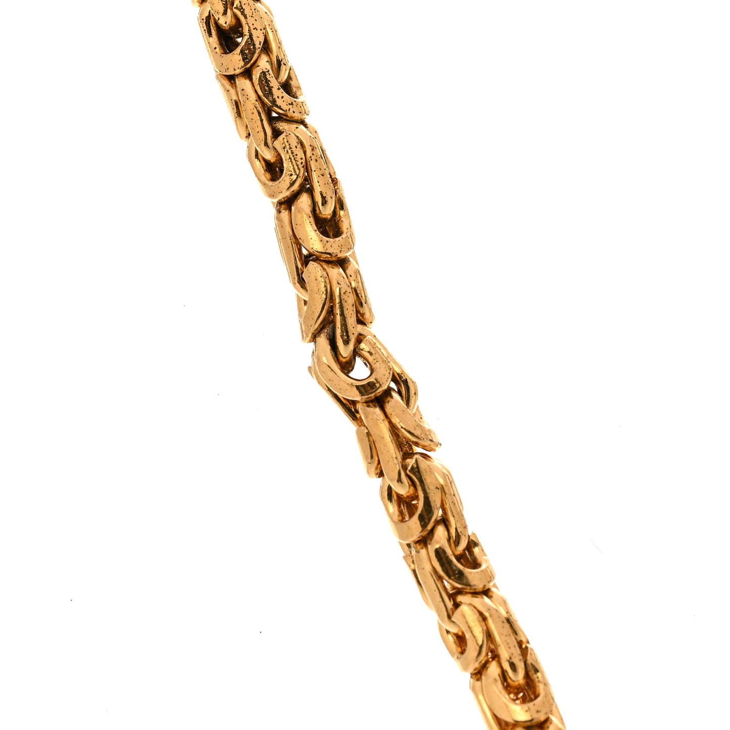 Metal Pearl Flower Necklace Gold