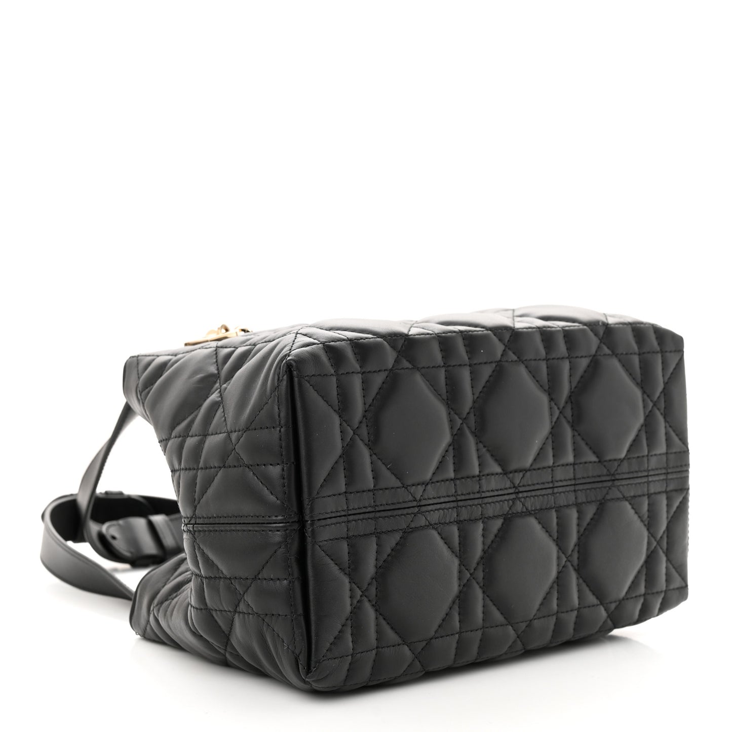 Calfskin Macrocannage Small Toujours Black