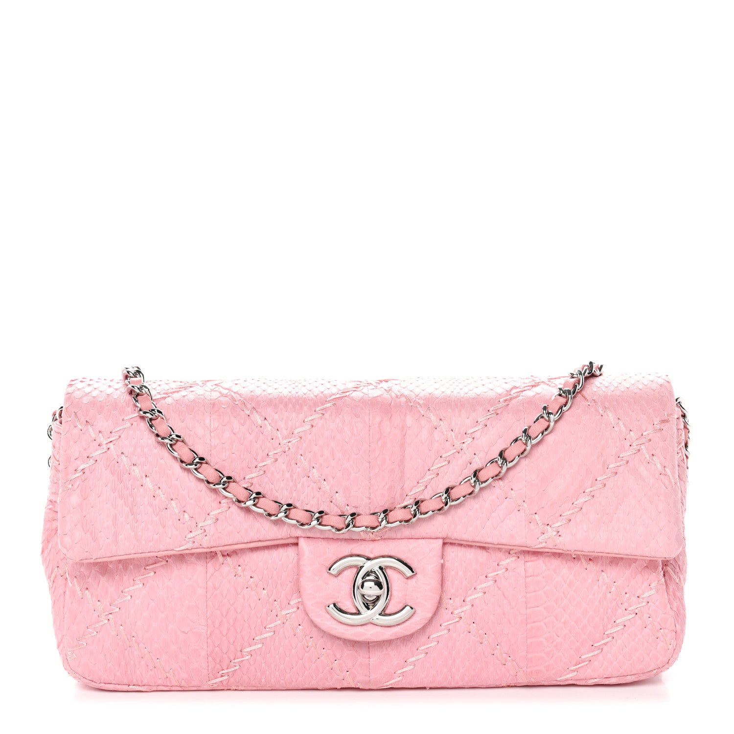 Chanel Snakeskin Ultimate Stitch Flap Pink 1850113 – FASHIONPHILE
