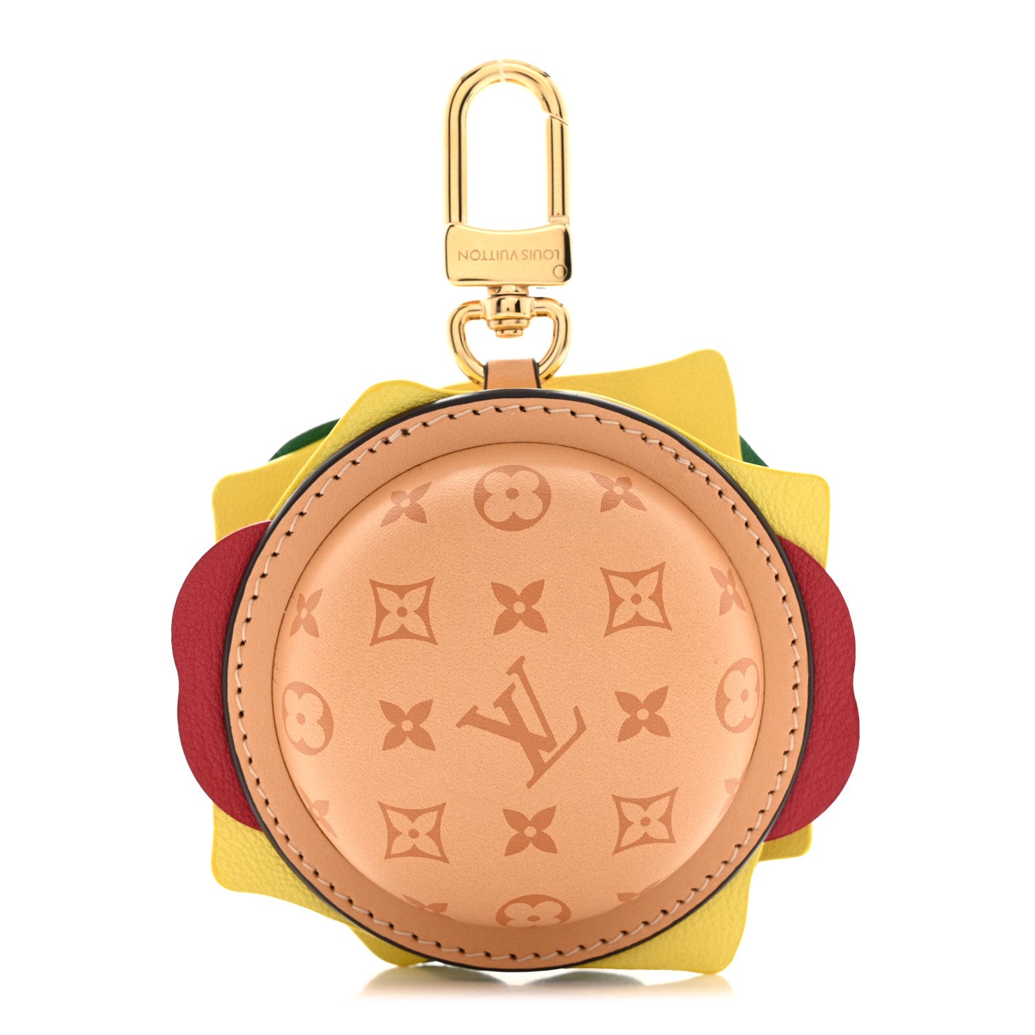 Louis Vuitton Monogram Calfskin Burger Pouch Charm Bag Charm