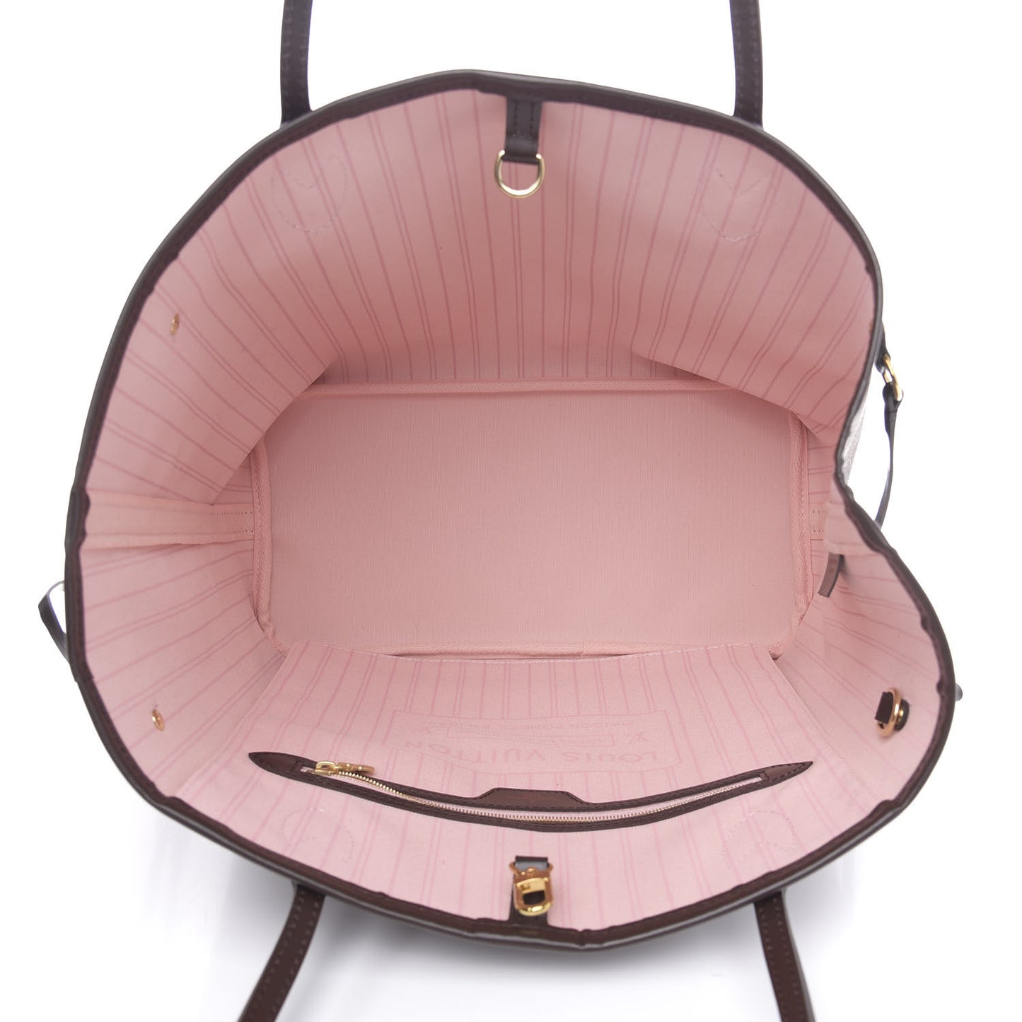 Damier Ebene Neo Neverfull MM Rose Ballerine