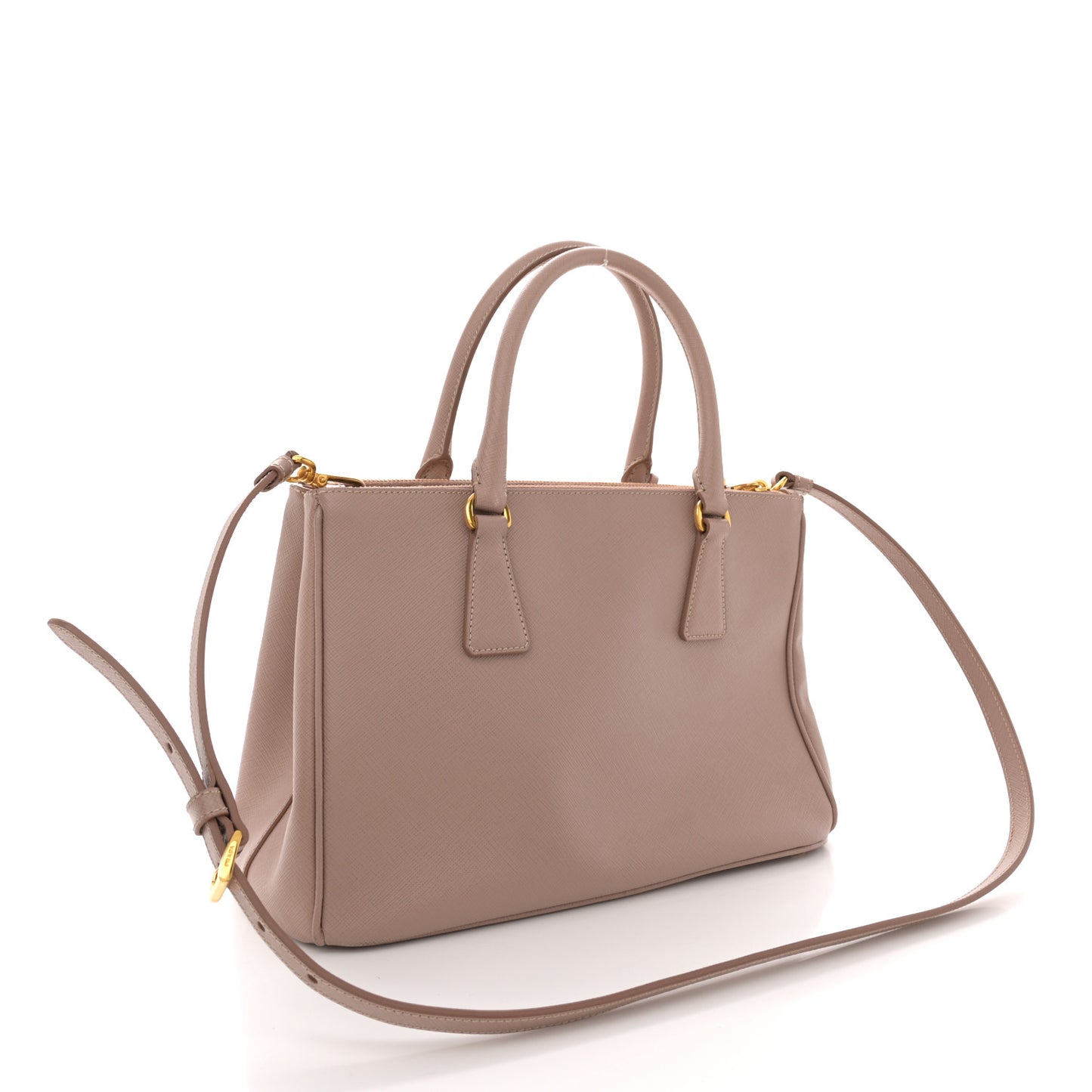 Saffiano Small Galleria Double Zip Tote Cammeo