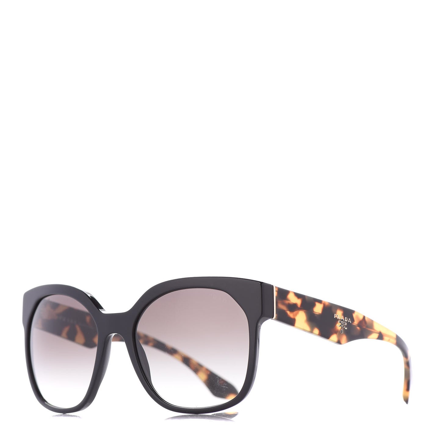 Acetate Sunglasses SPR 10R Black Tortoise