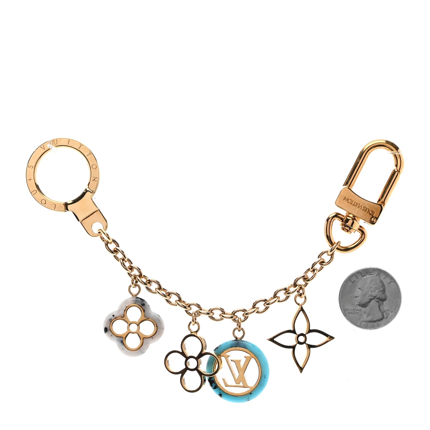 Colorine Key Chain Bag Charm