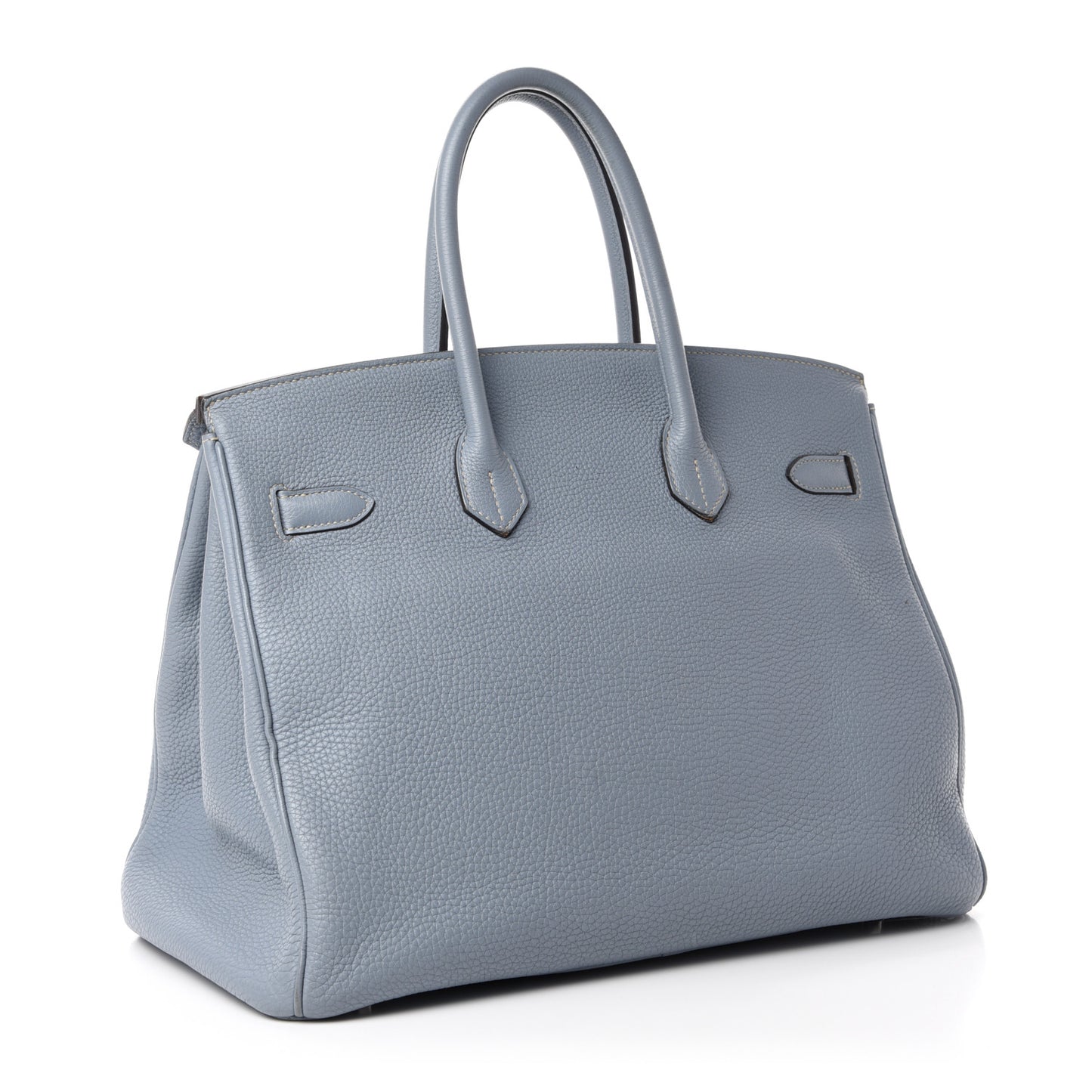 Togo Birkin 35 Bleu Lin