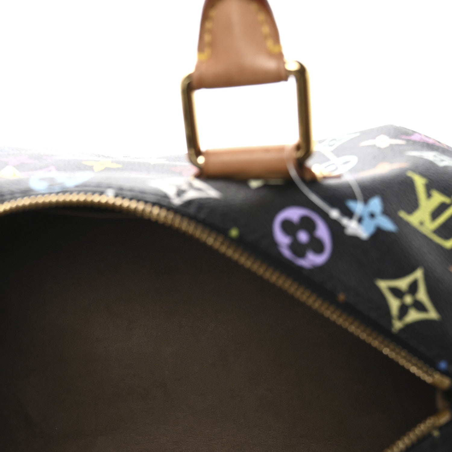 Louis Vuitton Monogram Multicolor Speedy 30 Black 5 of 10