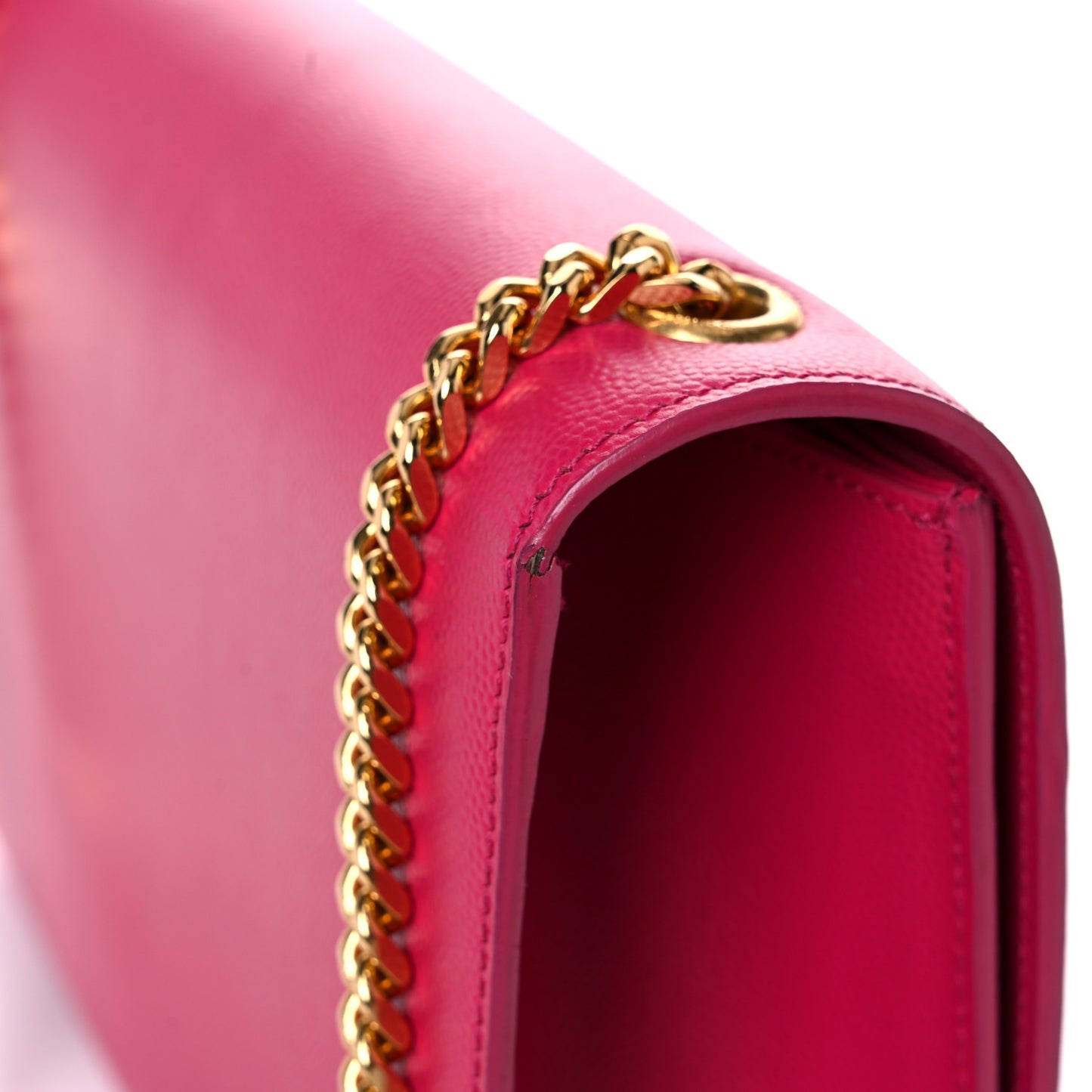 Grain De Poudre Medium Monogram Kate Satchel Lipstick Fuchsia