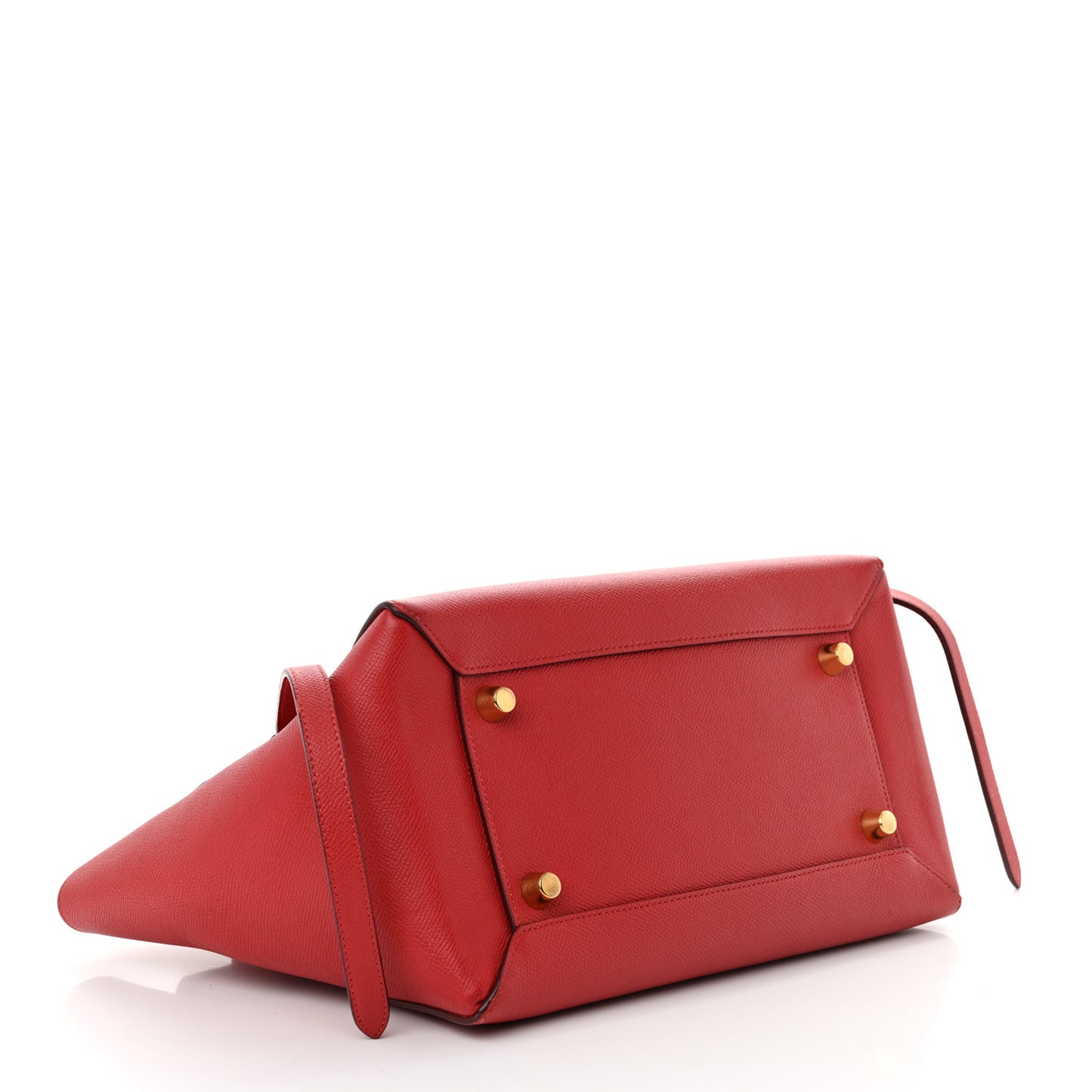 Grained Calfskin Mini Belt Bag Coquelicot
