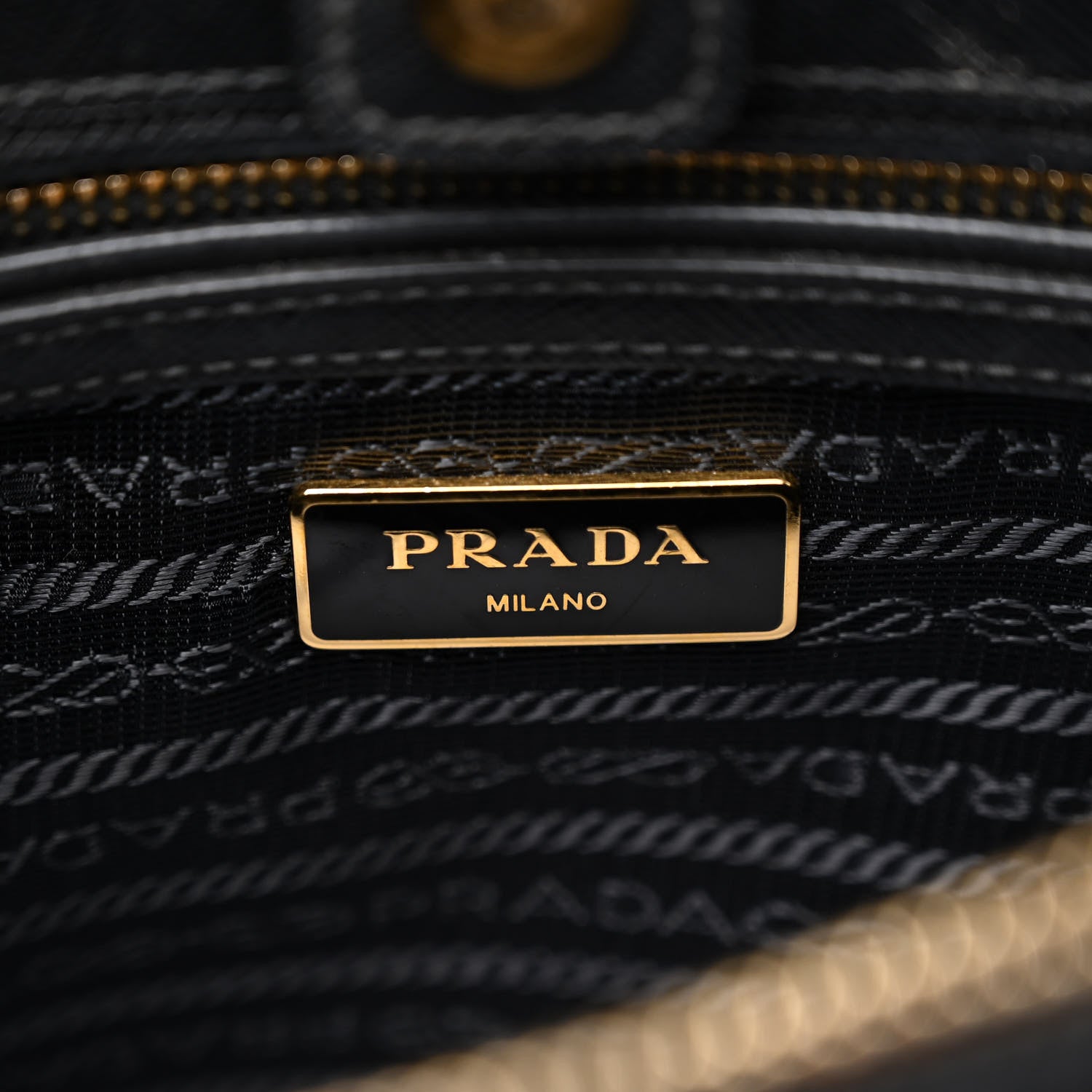 Prada Saffiano Lux Medium Tote Black 11 of 17