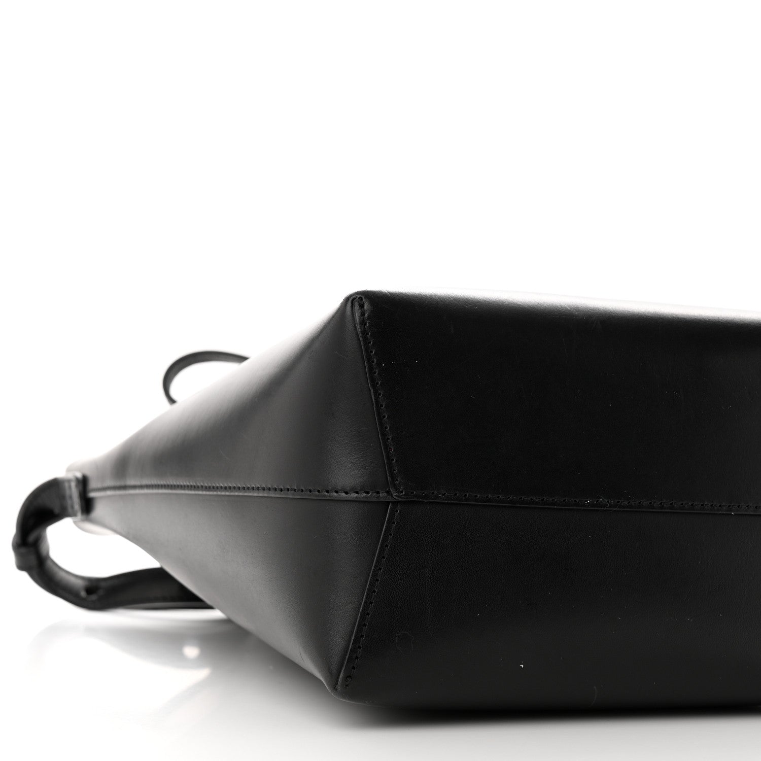 Mansur Gavriel Calfskin Mini Bucket Bag Black Flamma 9 of 12