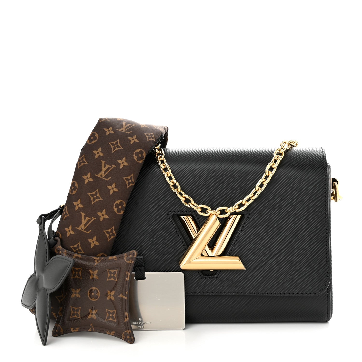 Louis Vuitton Epi Pillow Twist MM Shoulder Bag Black 1384762