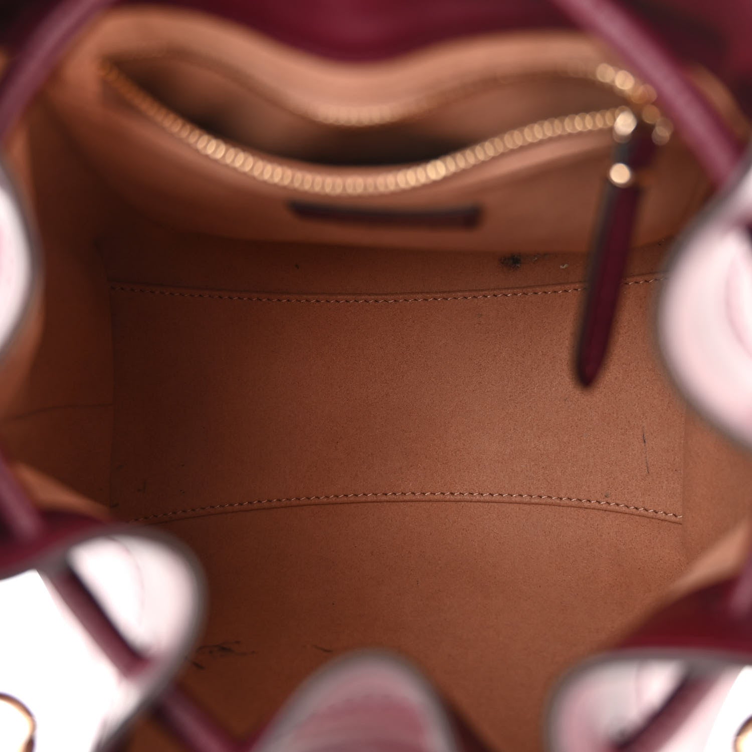 Jimmy Choo Calfskin Bon Bon Bucket Bag Burgundy 5 of 11