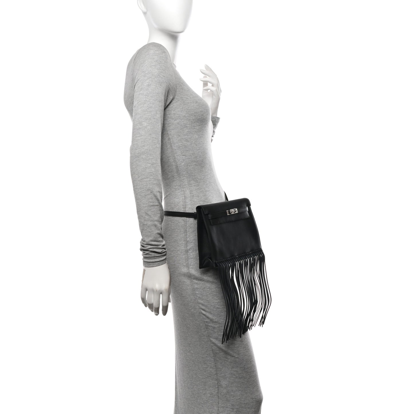 Swift Kelly Danse Anate Fringed Belt Bag Black