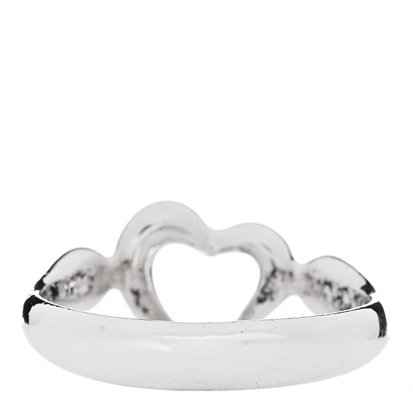 Sterling Silver Elsa Peretti Open Heart Ring 47 4