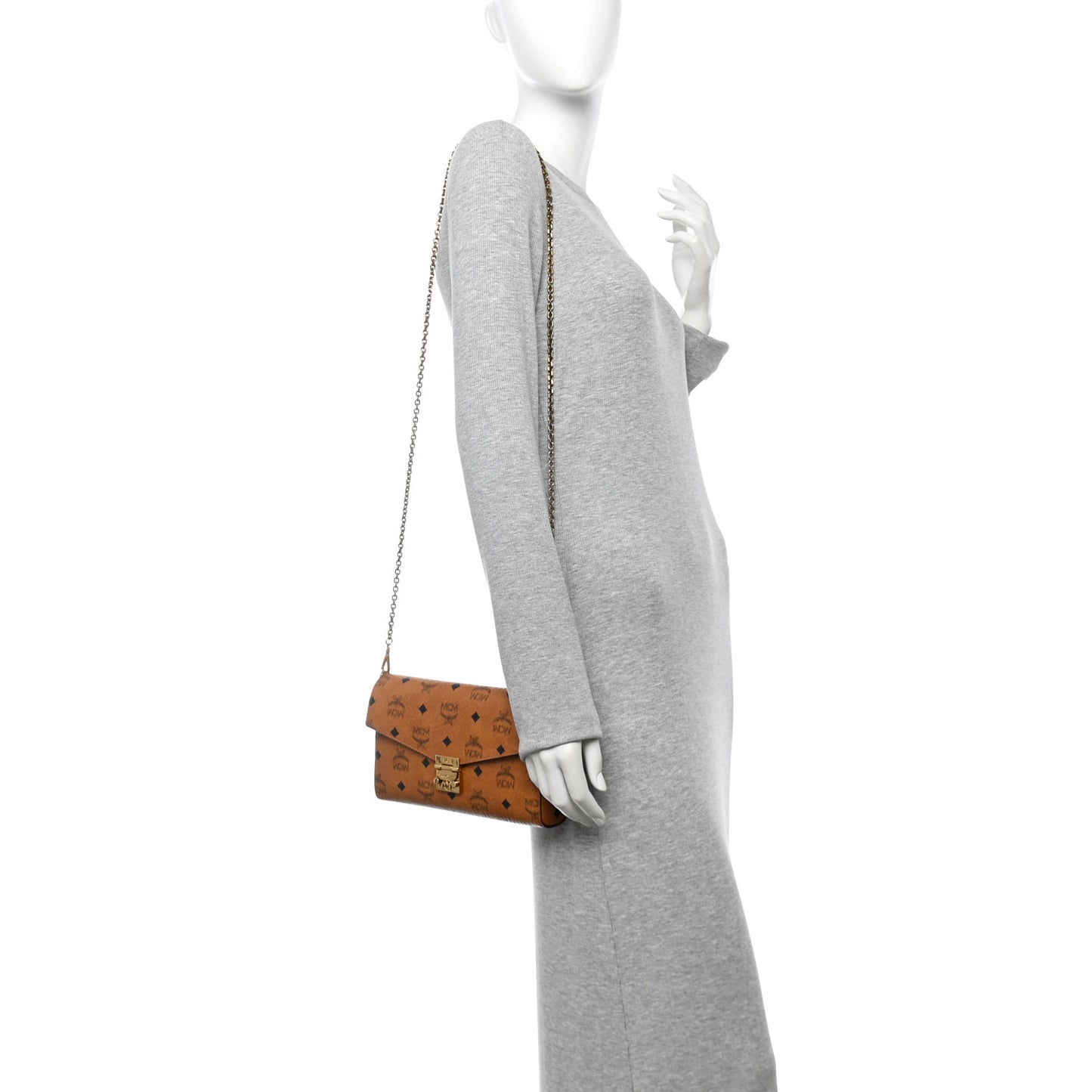 Visetos Millie Wallet On Chain Cognac