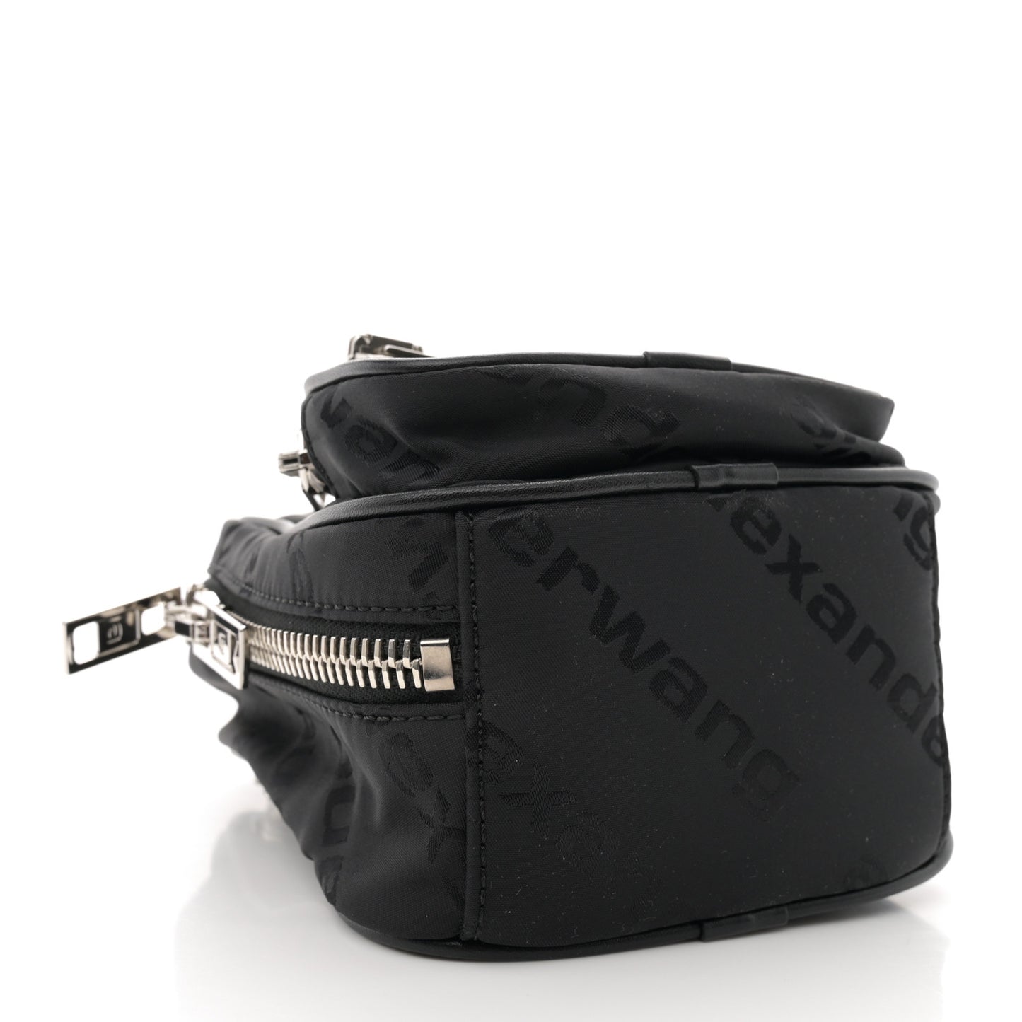 Nylon Logo Mini Attica Backpack Crossbody Black