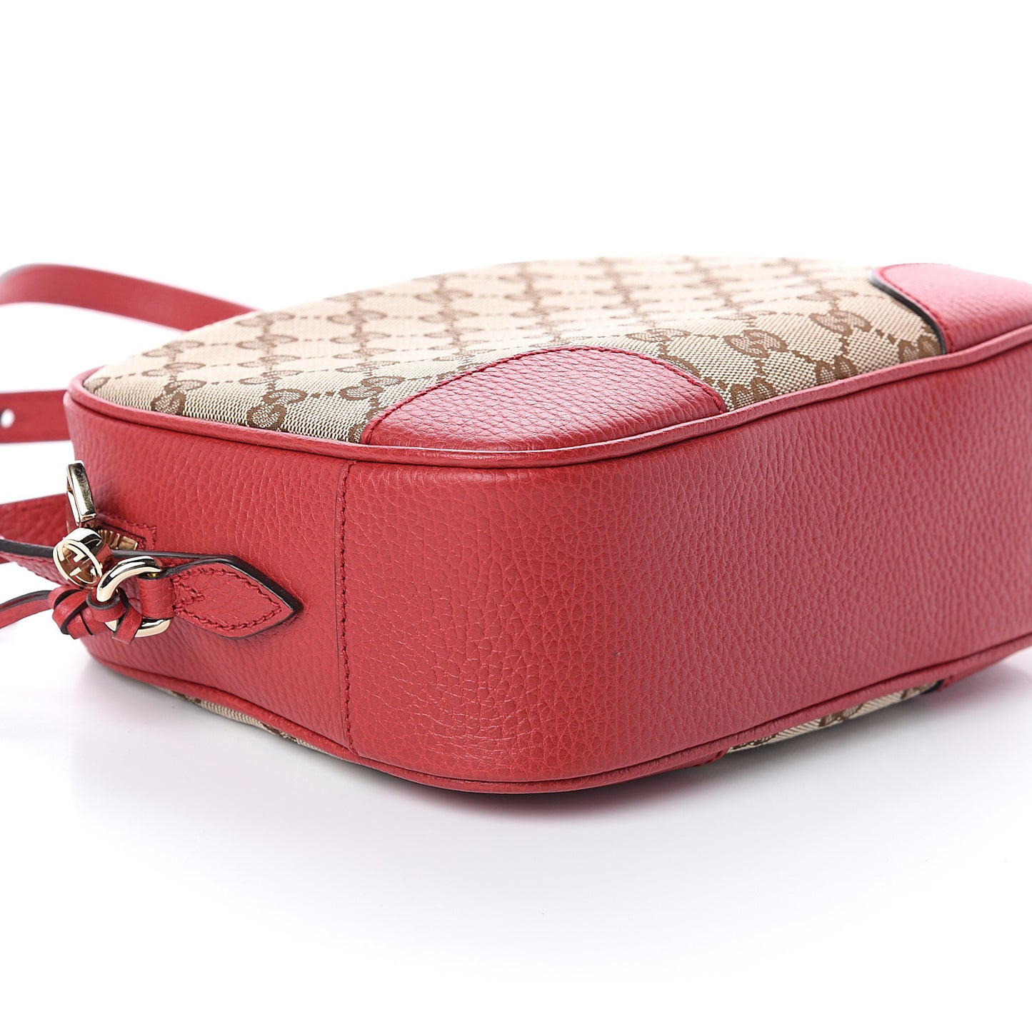 Monogram Mini Bree Messenger Bag Red