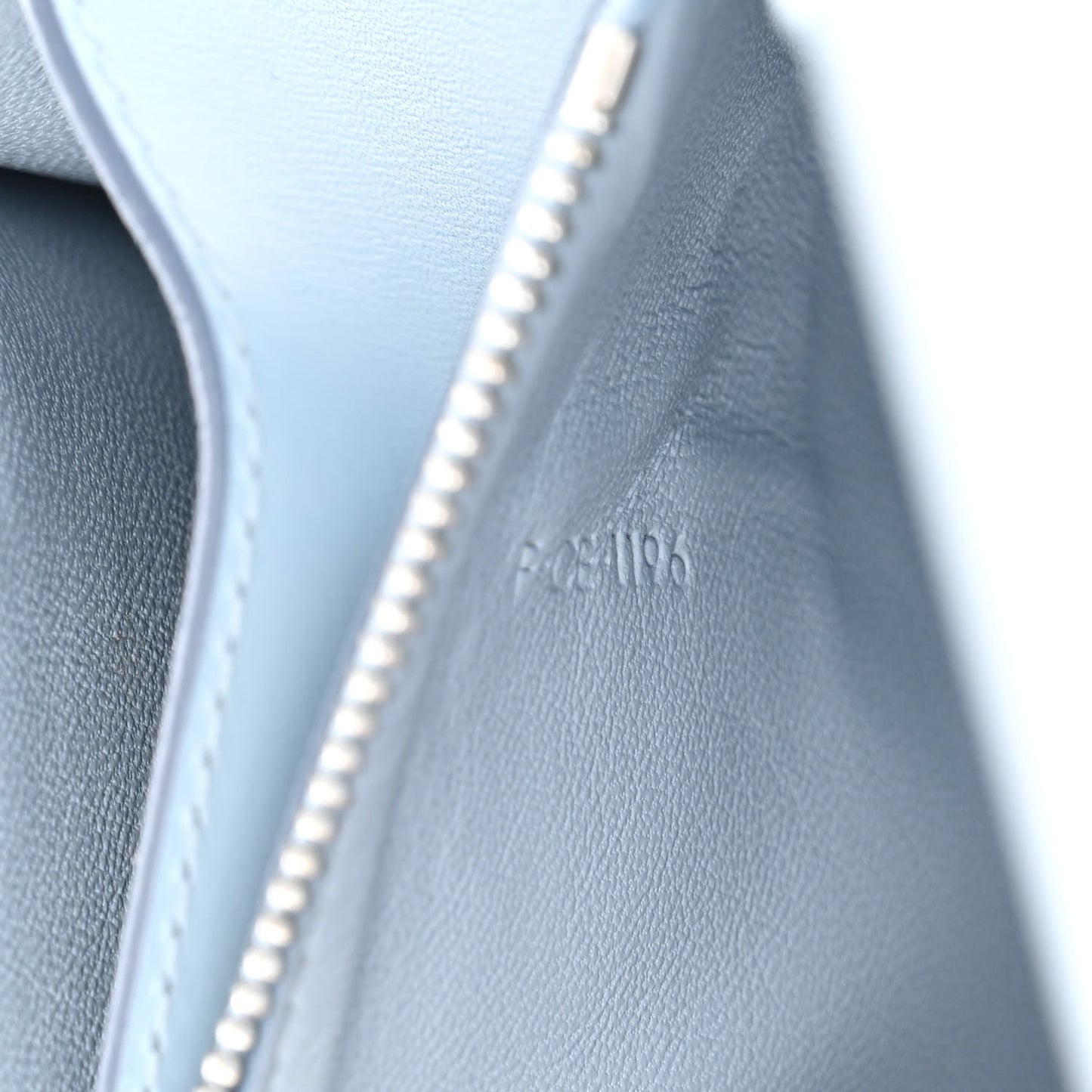 Box Calfskin Medium Classic Box Flap Bag Pale Blue