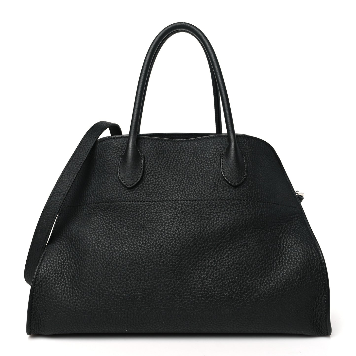 Matte Grained Calfskin Soft Margaux 12 Black