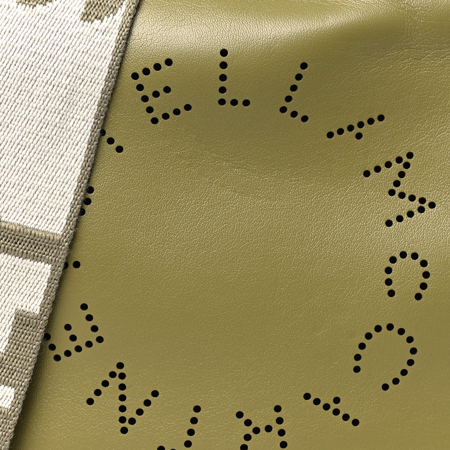Eco Alter Nappa Perforated Logo Mini Bag Green