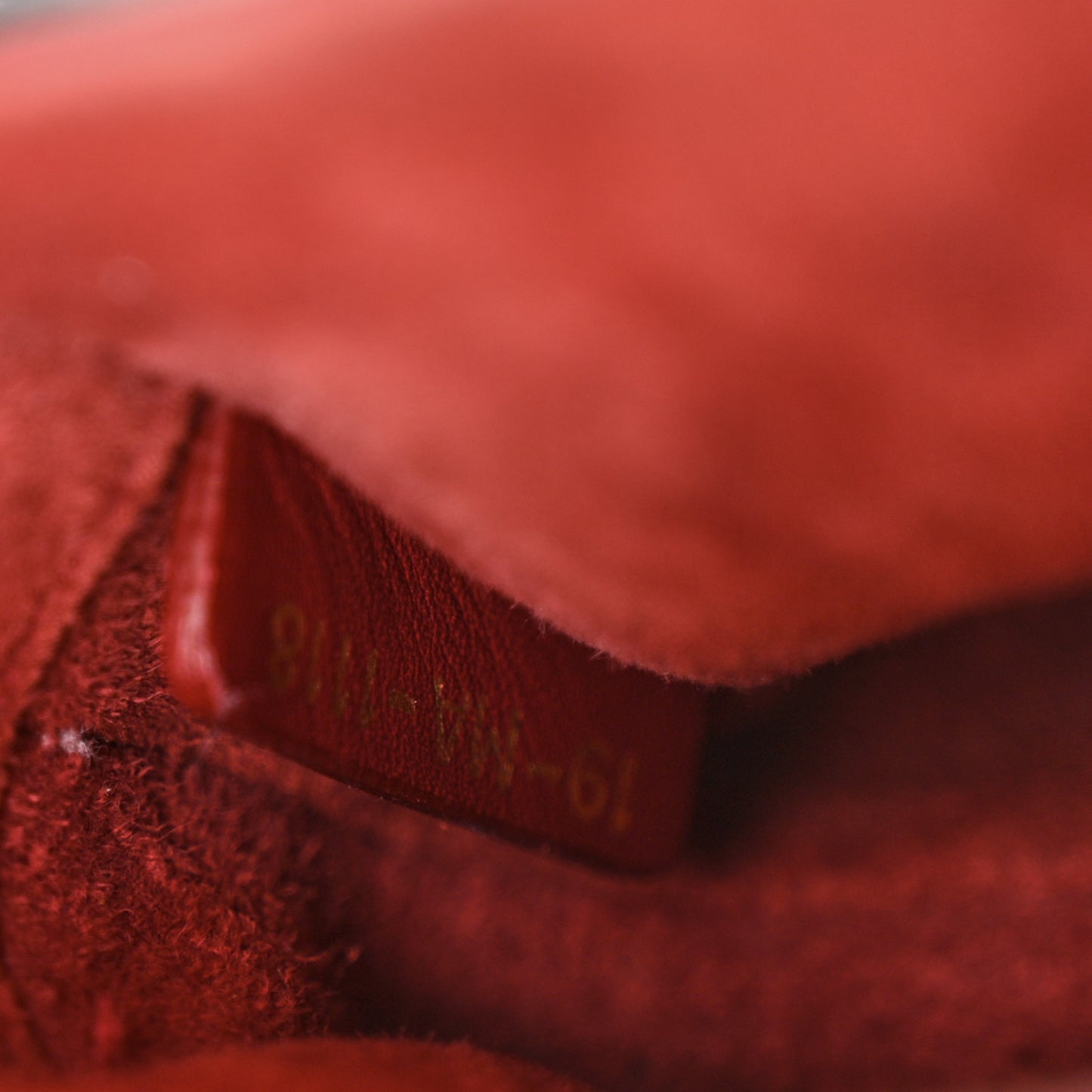 Calfskin Mini Saddle Bag Scarlet