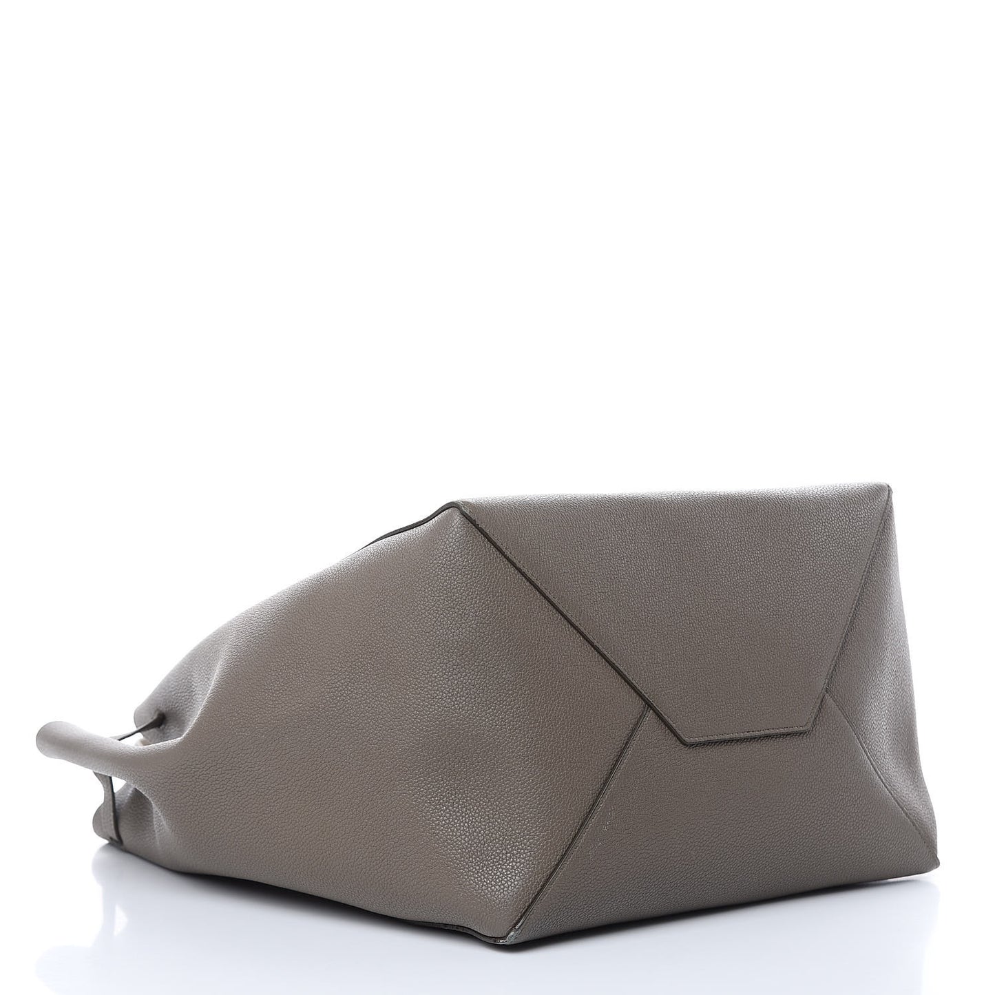 Soft Grained Calfskin Medium Belt Cabas Phantom Taupe