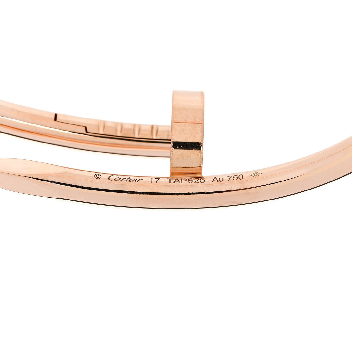 18K Pink Gold Juste Un Clou Bracelet 17