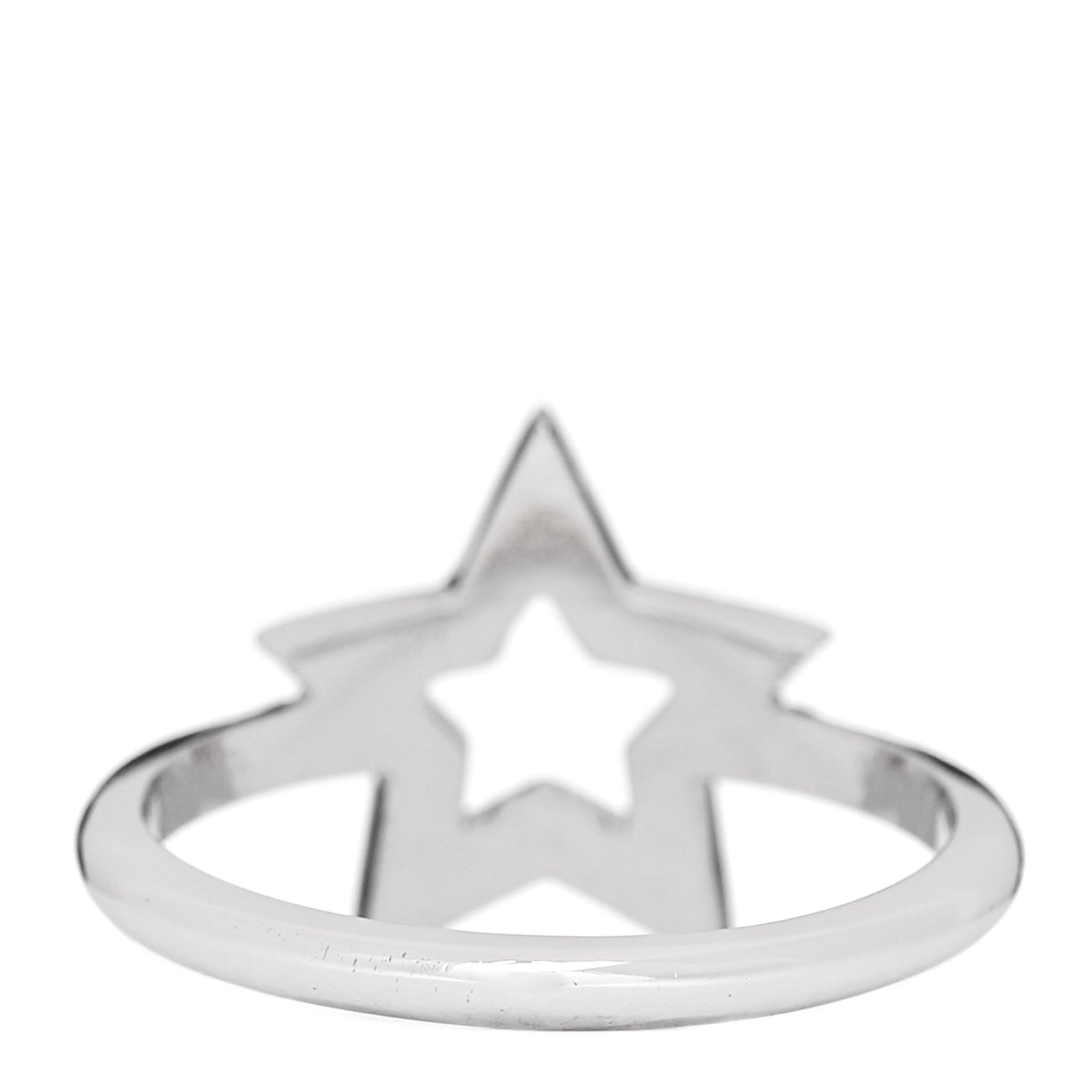 Platinum Diamond Star Ring 52 6