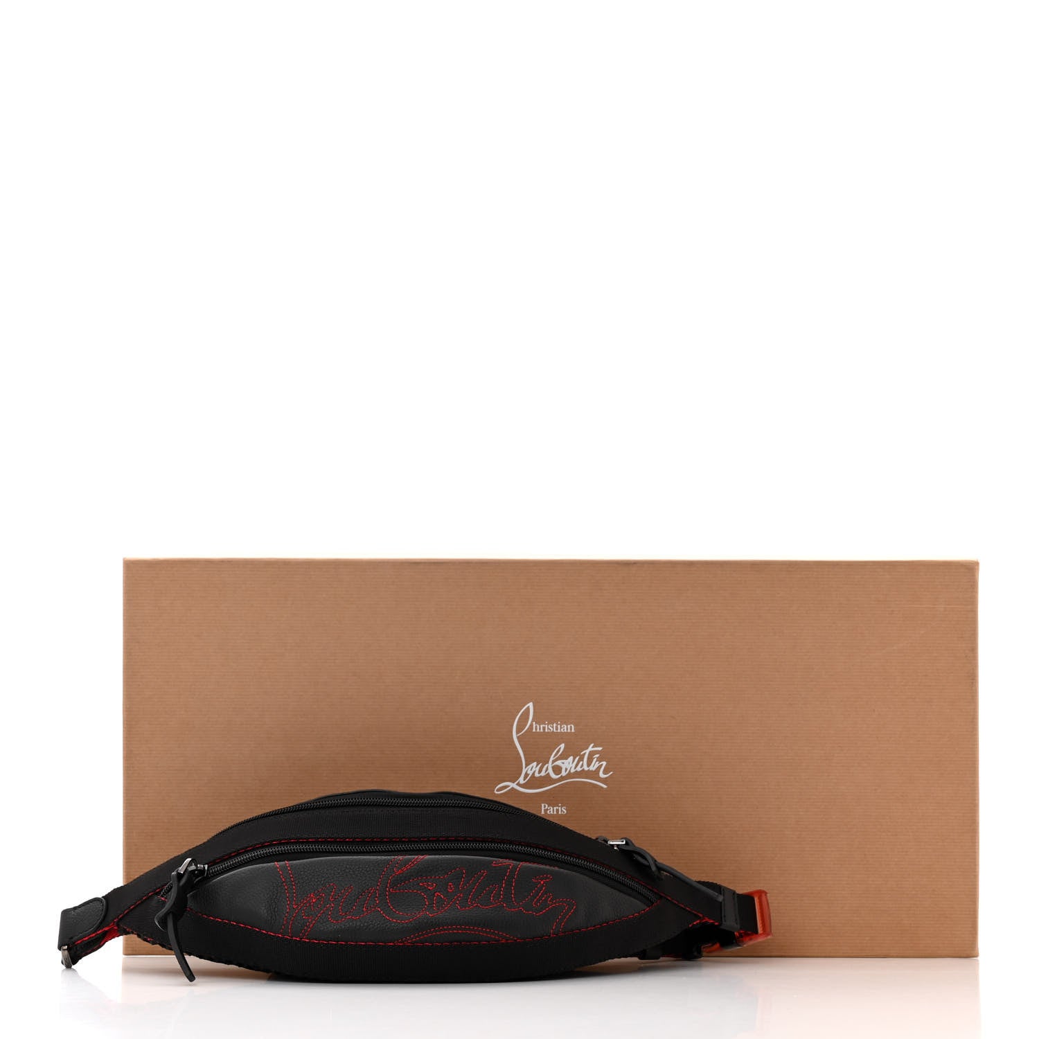 Christian Louboutin Calfskin Paris NYC Belt Bag Black 11 of 11