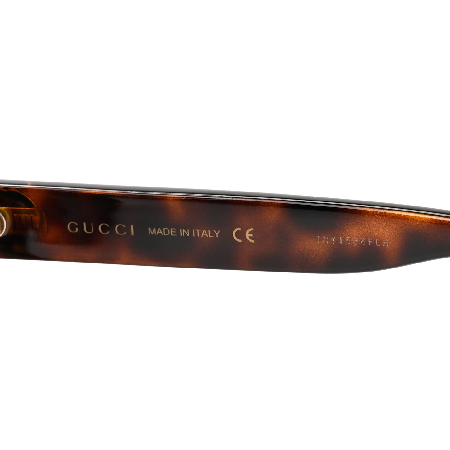 Acetate Round Web Sunglasses GG 0035S Tortoise