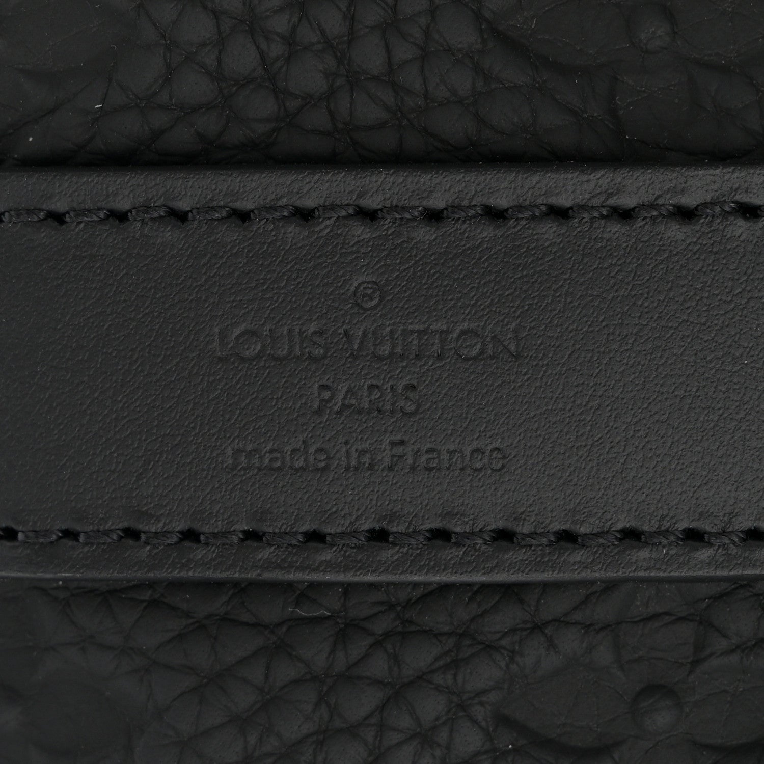 Louis Vuitton Monogram Taurillon Keepall Bandouliere 25 Black 6 of 9