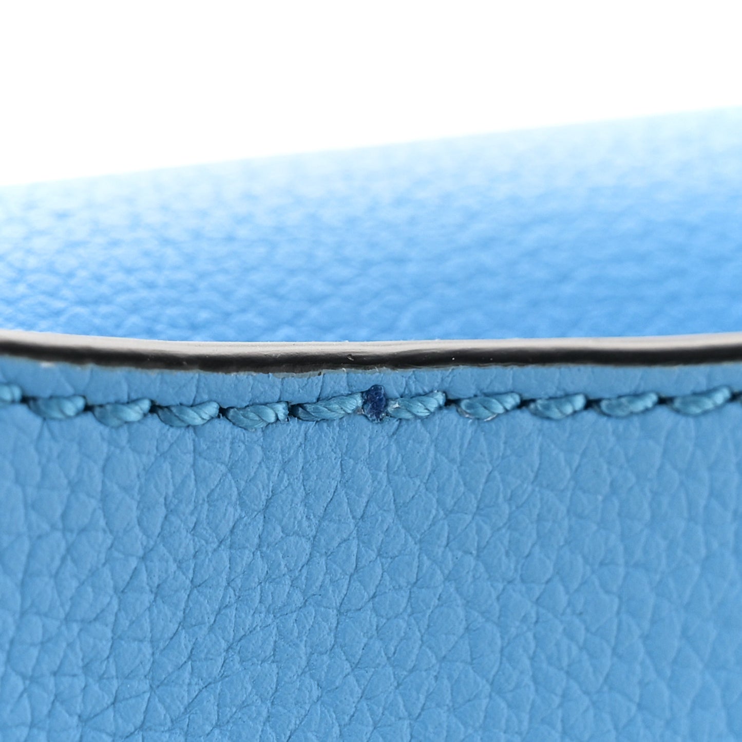 Grained Calfskin La Medusa Medium Hobo Crossbody Blue
