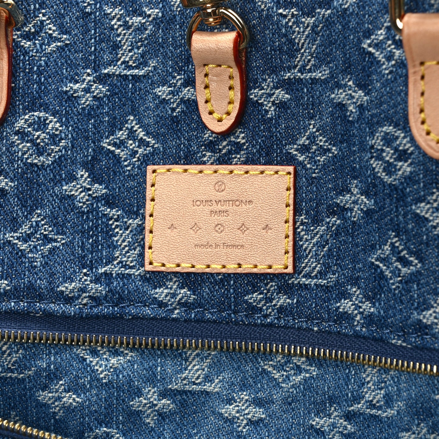 Monogram Denim Onthego MM Blue