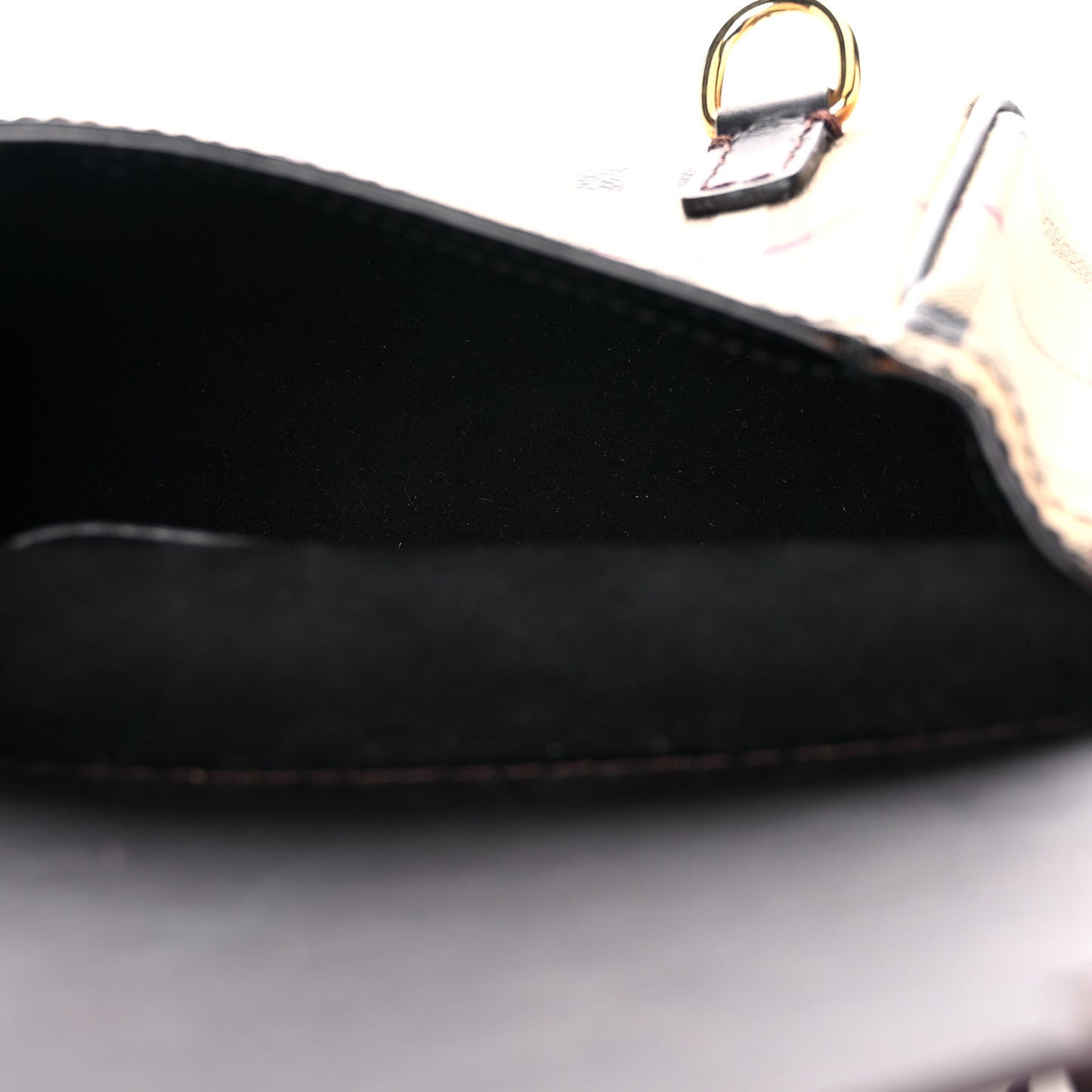 Haymarket Check Baby Bridle Saddle Bag Dark Clove Brown