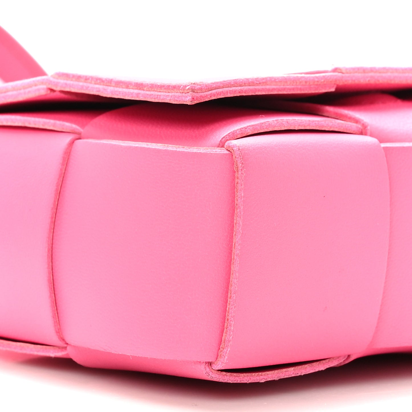 Lambskin Maxi Intrecciato Extra Mini Cassette Crossbody Bag Bon Bon