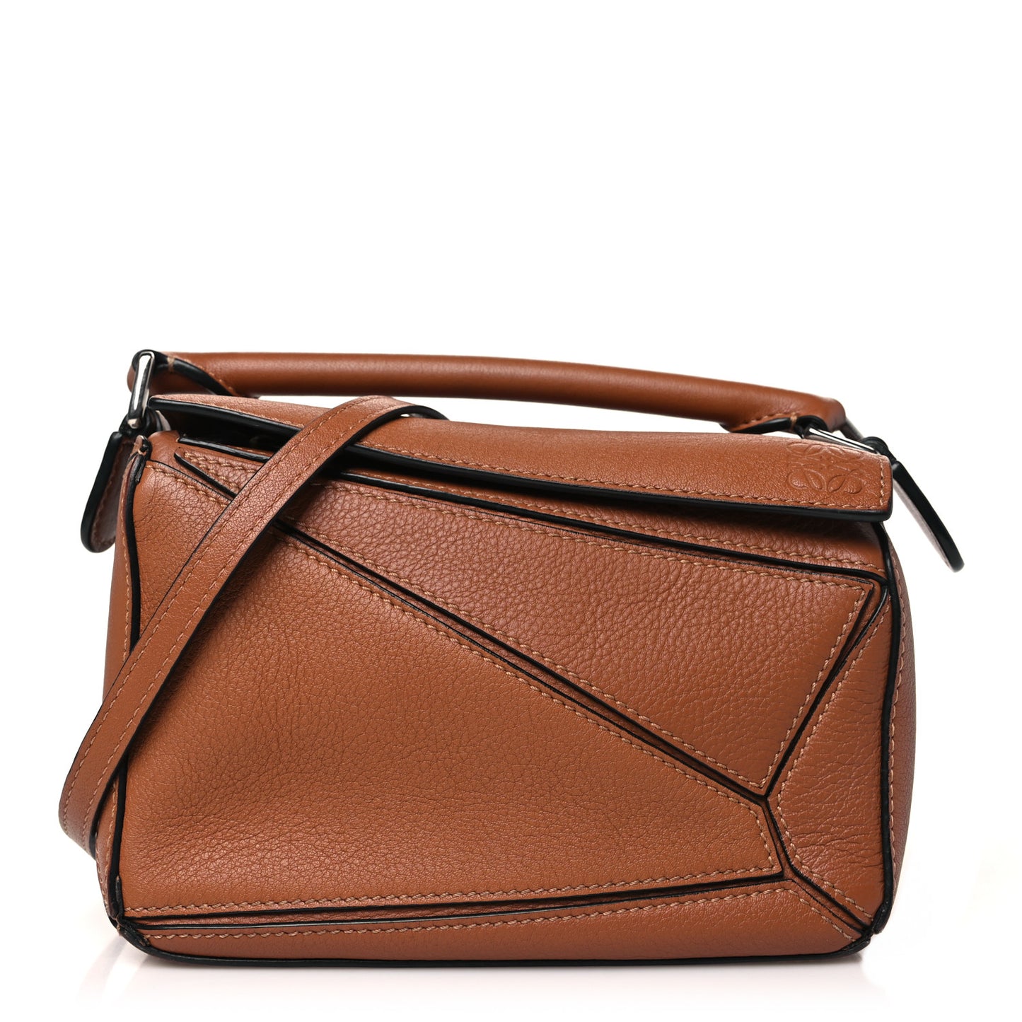Calfskin Mini Puzzle Bag Tan