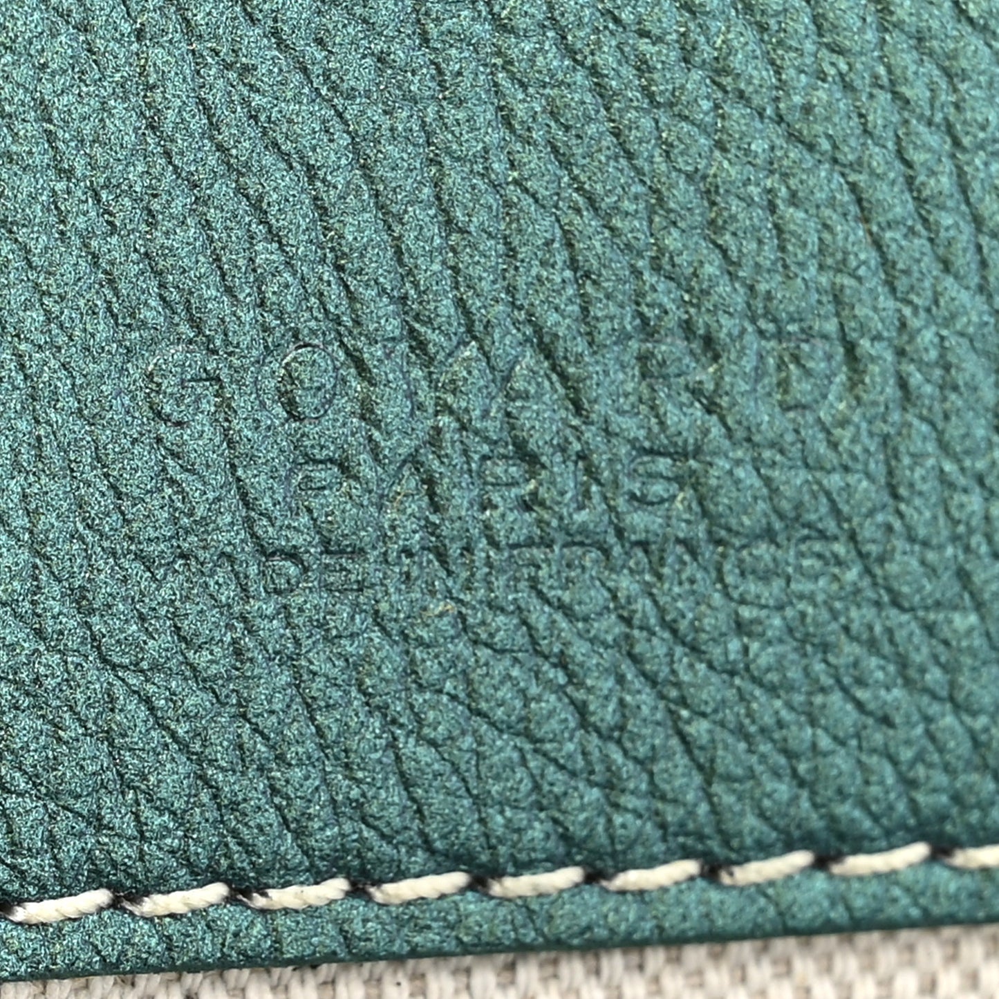Iridescent Goyardine Saint Louis PM Pearly Green
