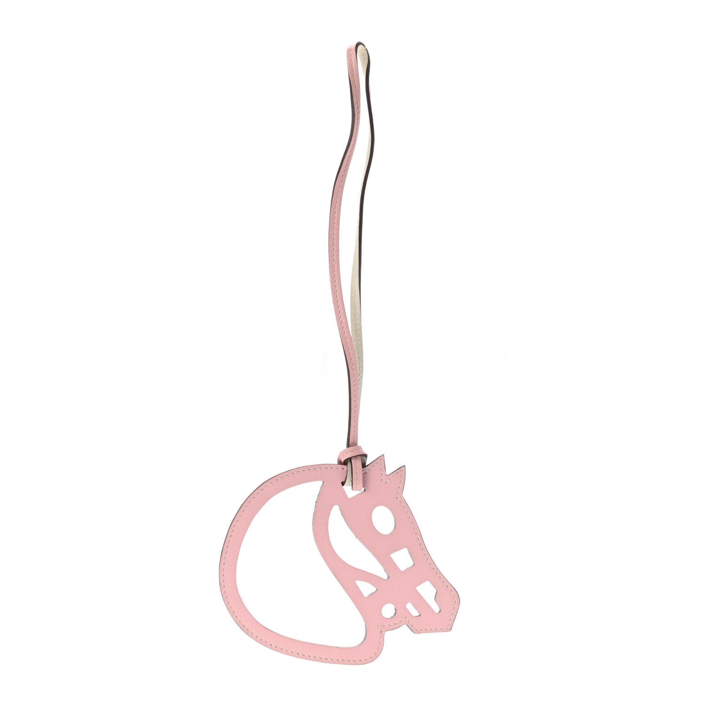 Swift Paddock Cheval Horse Bag Charm Rose Sakura White