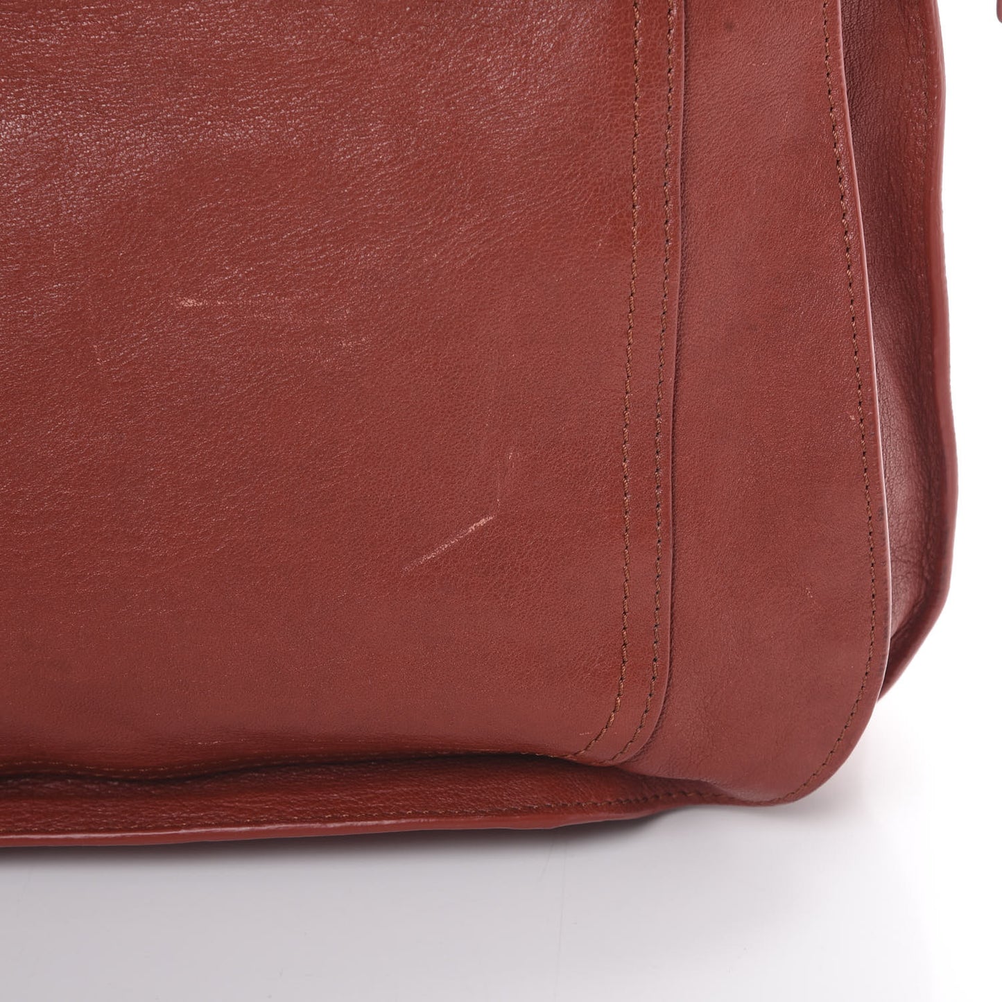 Lambskin PS1 Extra Large Satchel Mandarin Red