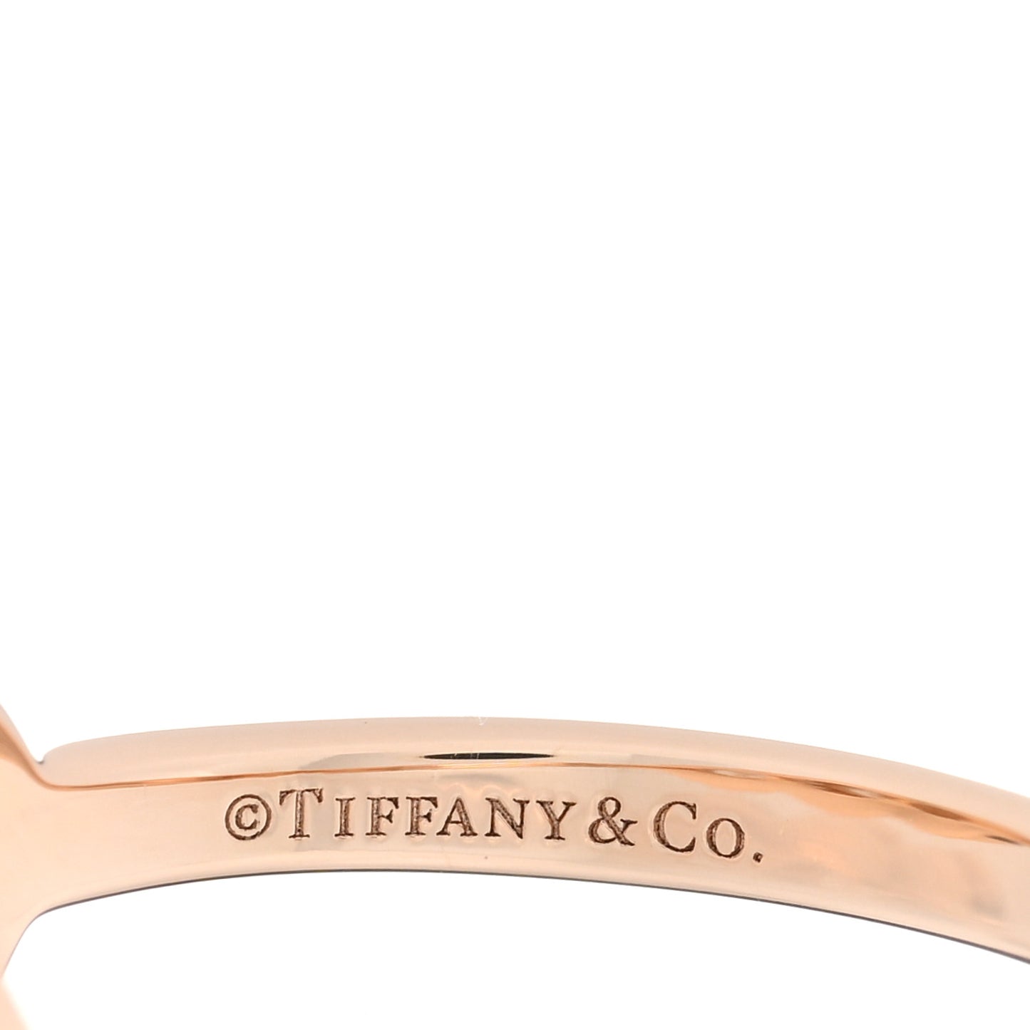 18K Rose Gold Diamond Circlet Ring 52 6