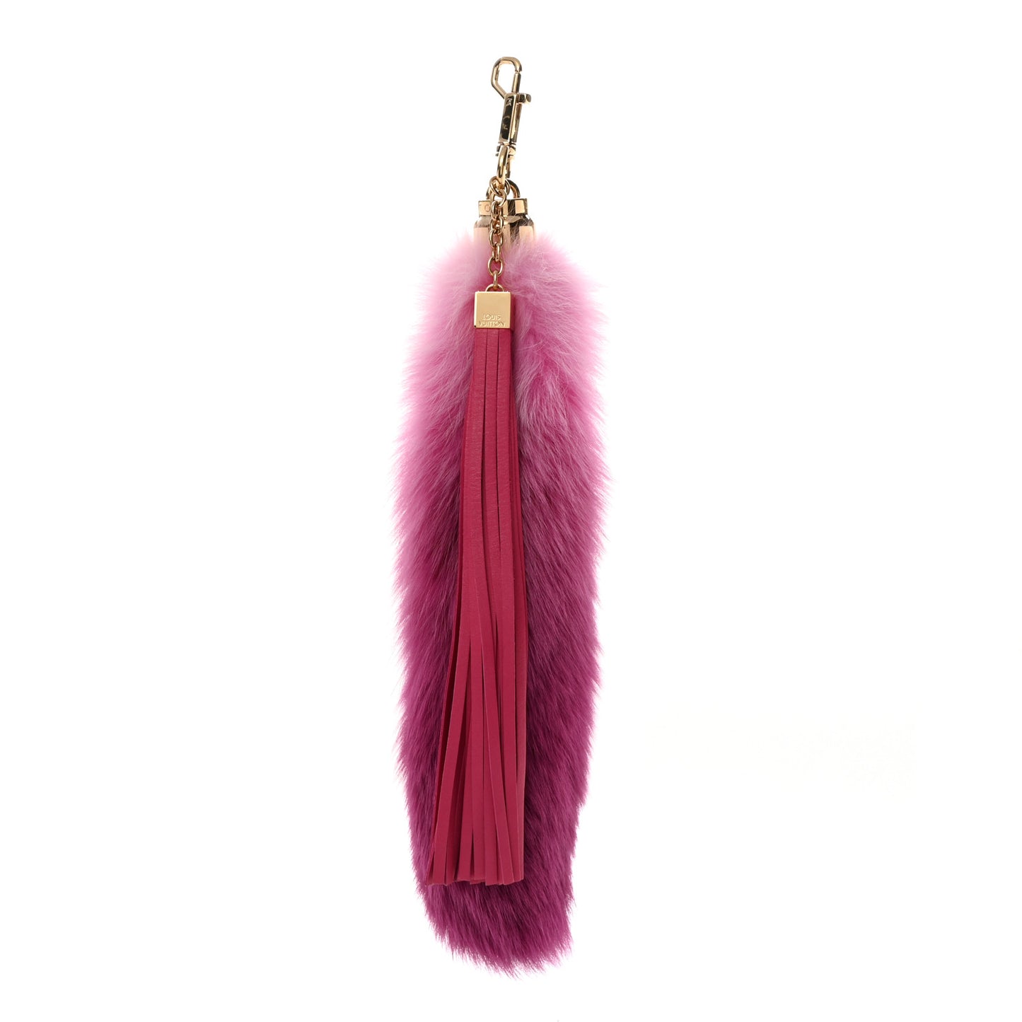 Fox Fur Foxy Bag Charm Rose