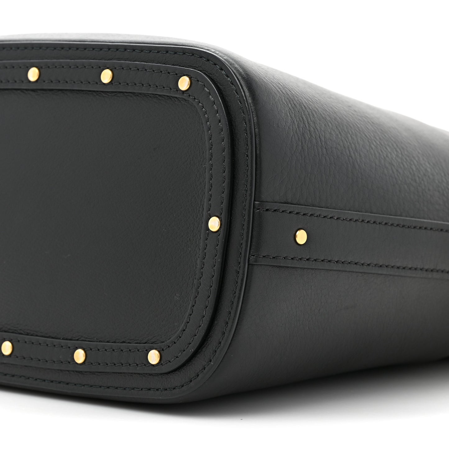 Smooth Calfskin Small Roy Bucket Bag Black