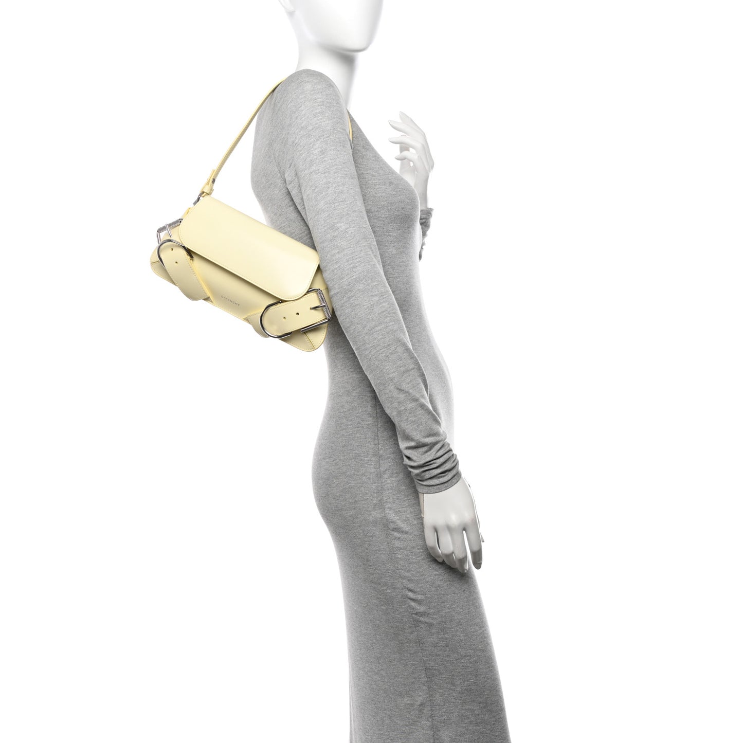 Calfskin Voyou Flap Bag Soft Yellow